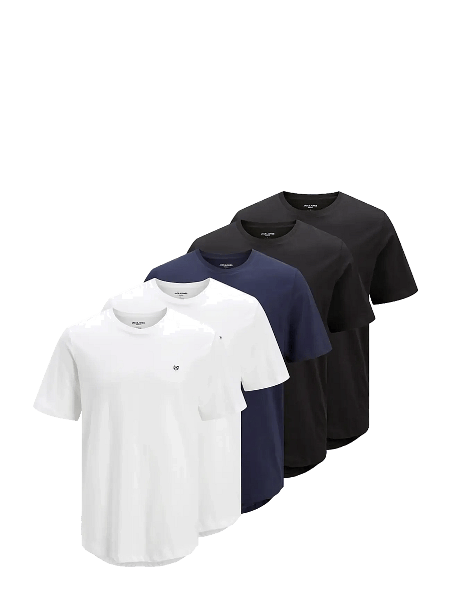 Jack & Jones - JPRBLABRODY TEE SS CREW NECK 5PK MP NOOS - lot de plusieurs t-shirts - white - 1