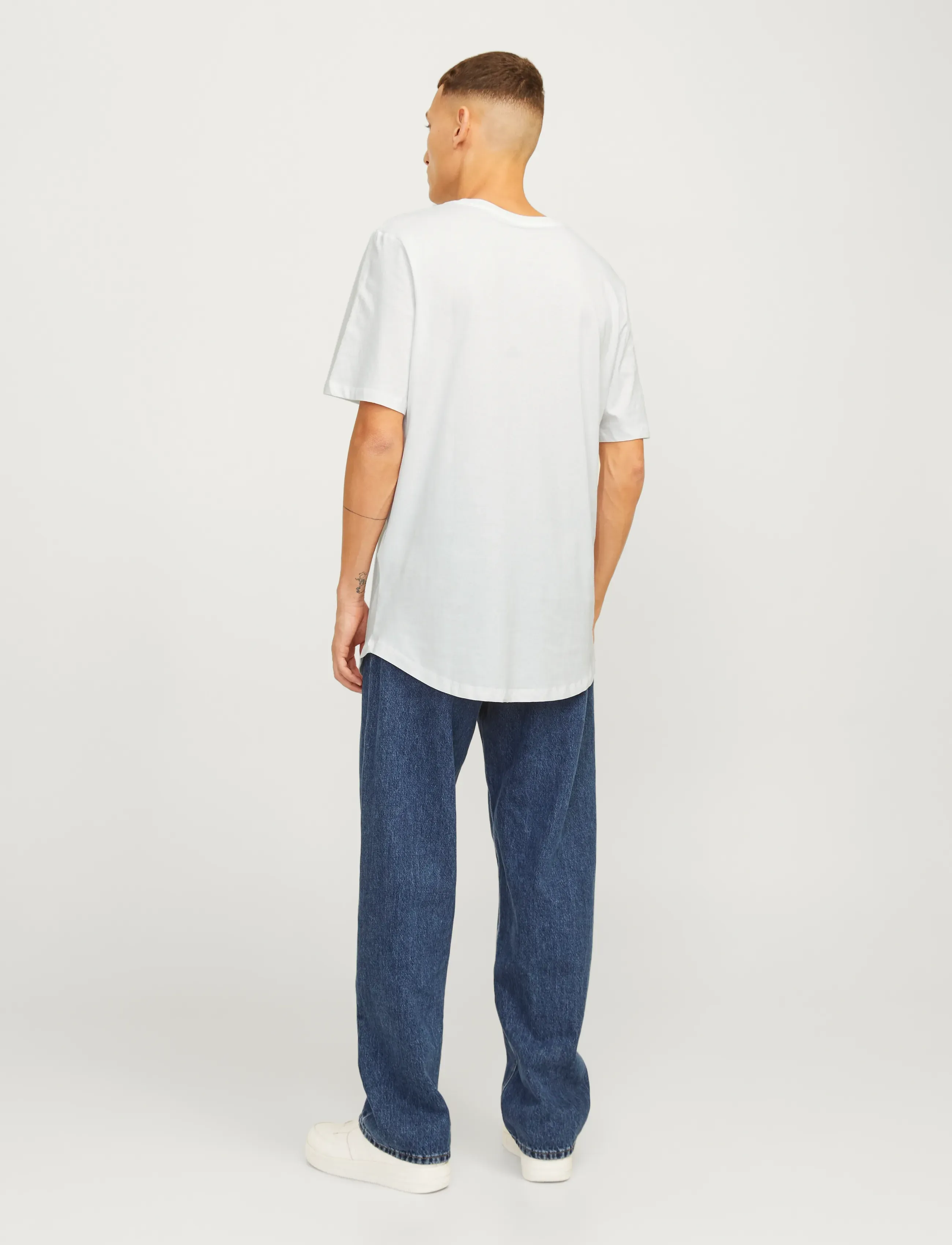 Jack & Jones - JPRBLABRODY TEE SS CREW NECK 5PK MP NOOS - kortærmede t-shirts - white - 3