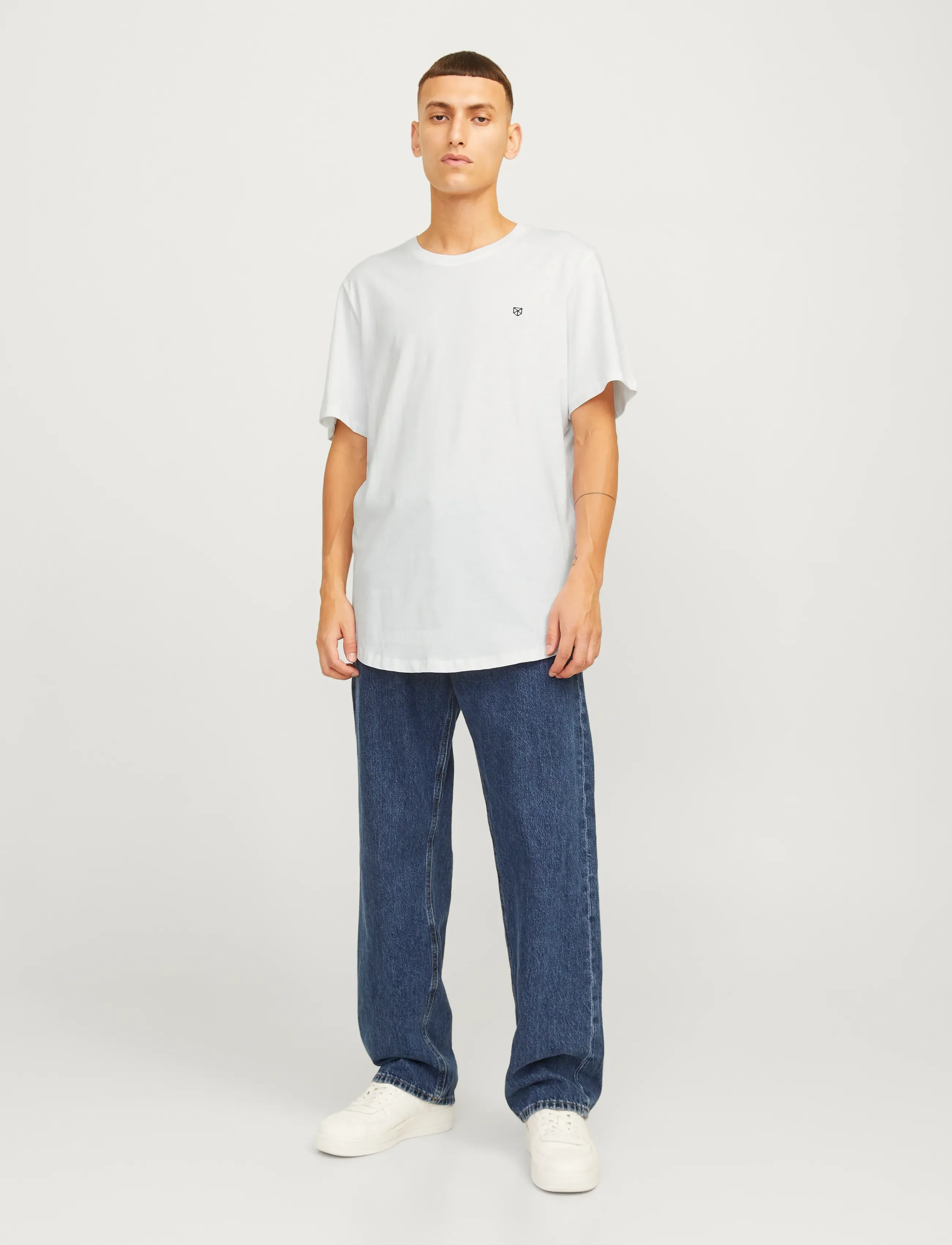 Jack & Jones - JPRBLABRODY TEE SS CREW NECK 5PK MP NOOS - kortærmede t-shirts - white - 4