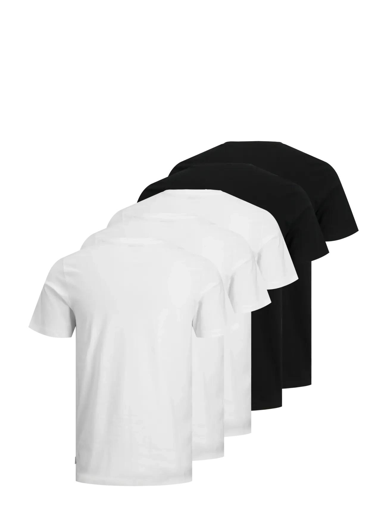 Jack & Jones - JJEORGANIC BASIC TEE SS O-NE 5PK MP NOOS - t-shirts - black - 2
