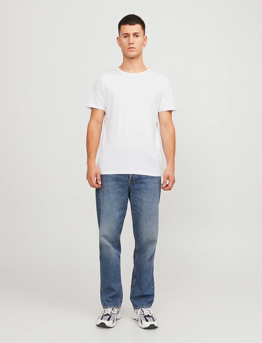 Jack & Jones - JJEORGANIC BASIC TEE SS O-NE 5PK MP NOOS - t-shirts im multipack - black - 0