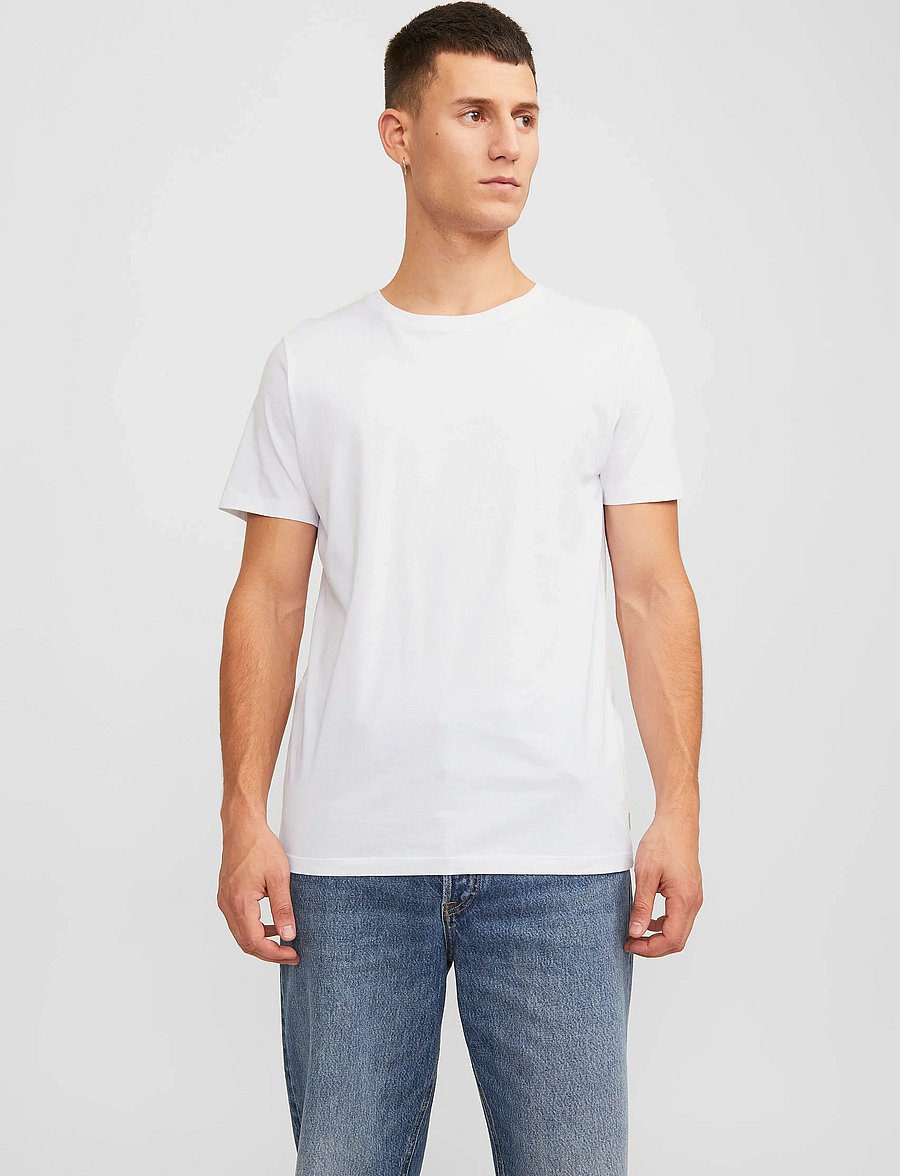 Jack & Jones - JJEORGANIC BASIC TEE SS O-NE 5PK MP NOOS - t-shirts im multipack - black - 4