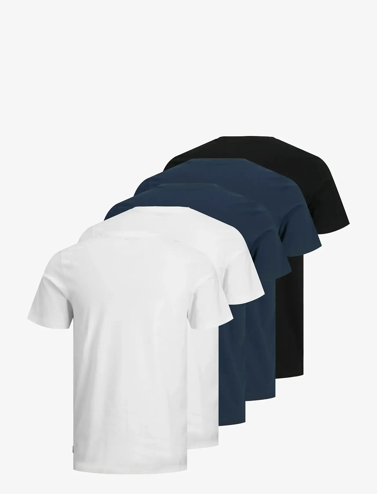 Jack & Jones - JJEORGANIC BASIC TEE SS O-NE 5PK MP NOOS - t-shirts im multipack - black - 2