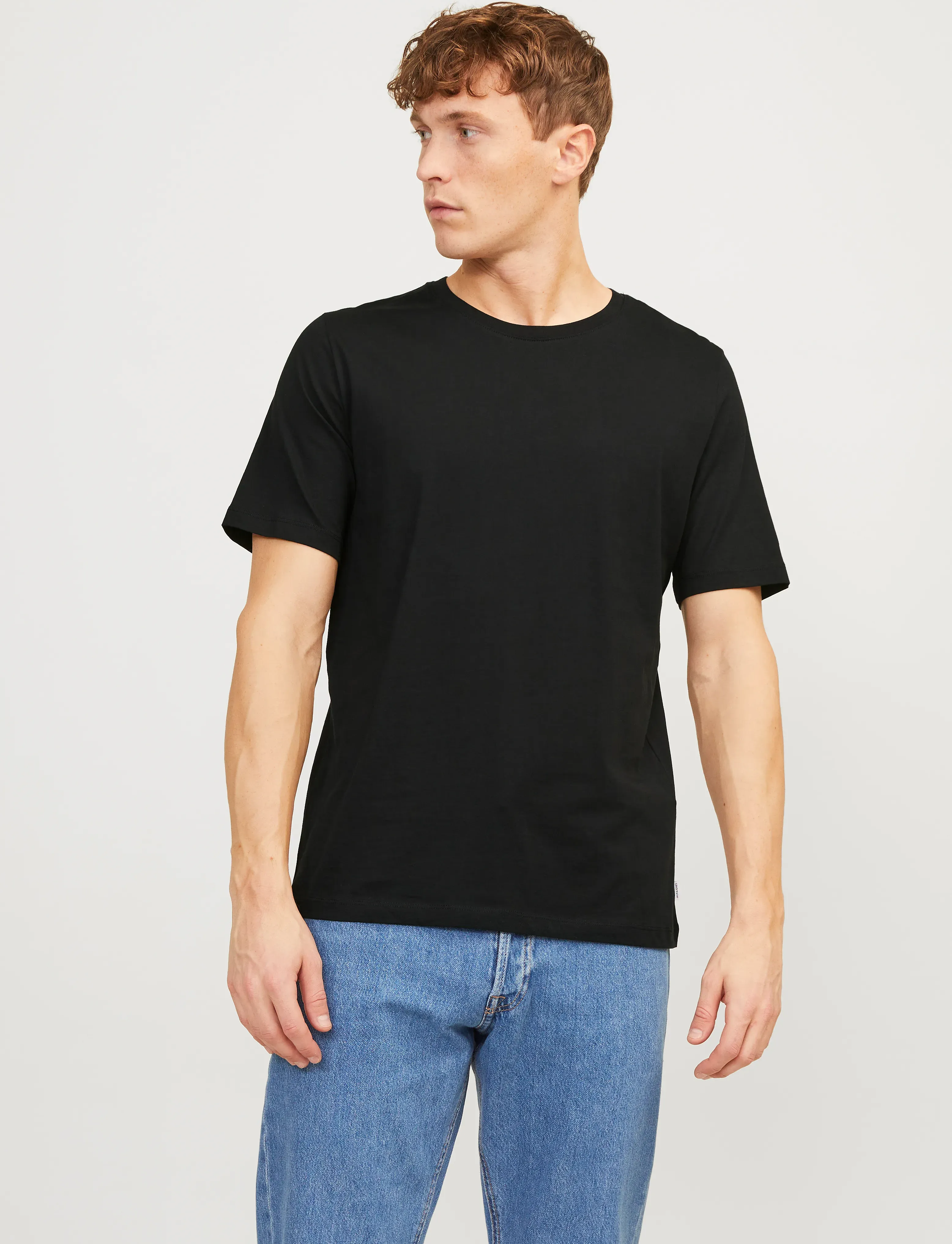 JACK & JONES Jjeorganic Basic Tee Ss O-Ne 5Pk Mp Noos t-shirts - bas herr – bild 6