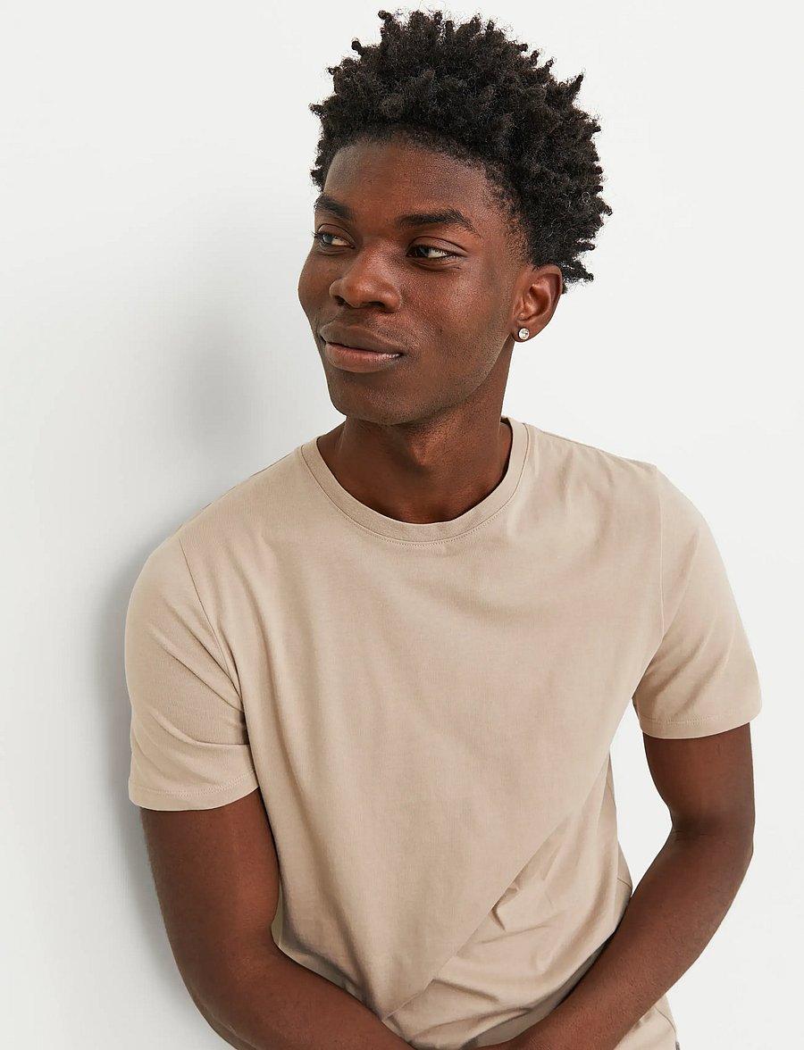 Jack & Jones - JJEORGANIC BASIC TEE SS O-NE 5PK MP NOOS - multipack t-shirts - moonbeam - 2