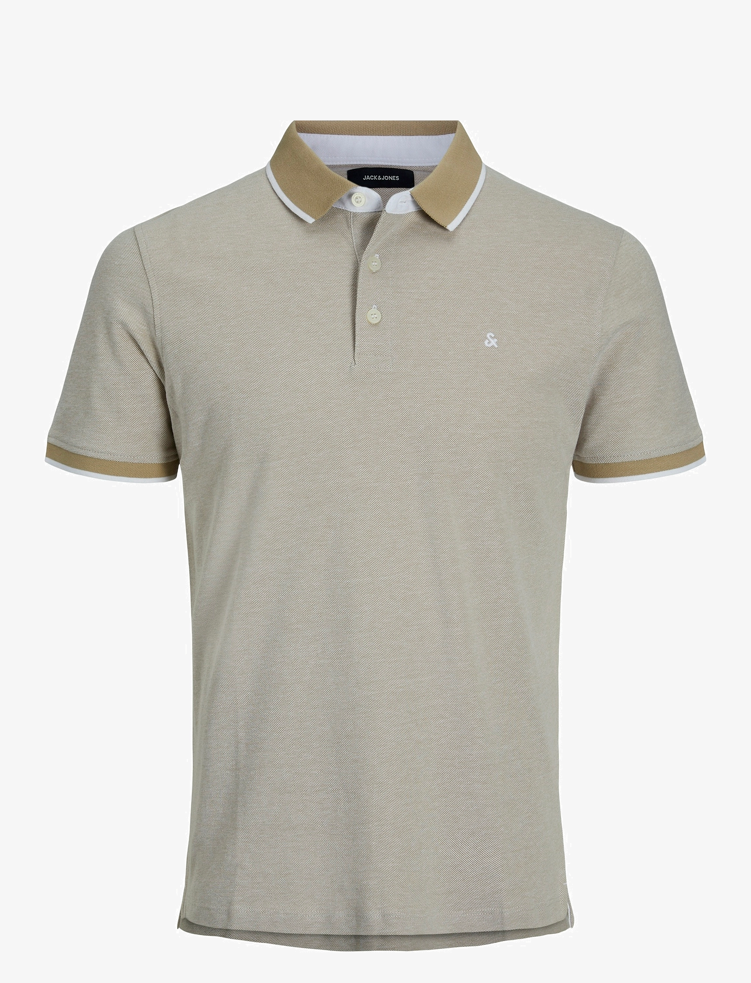 Jack & Jones - JJEPAULOS POLO SS 2PK MP NOOS - kortærmede poloer - crockery - 2