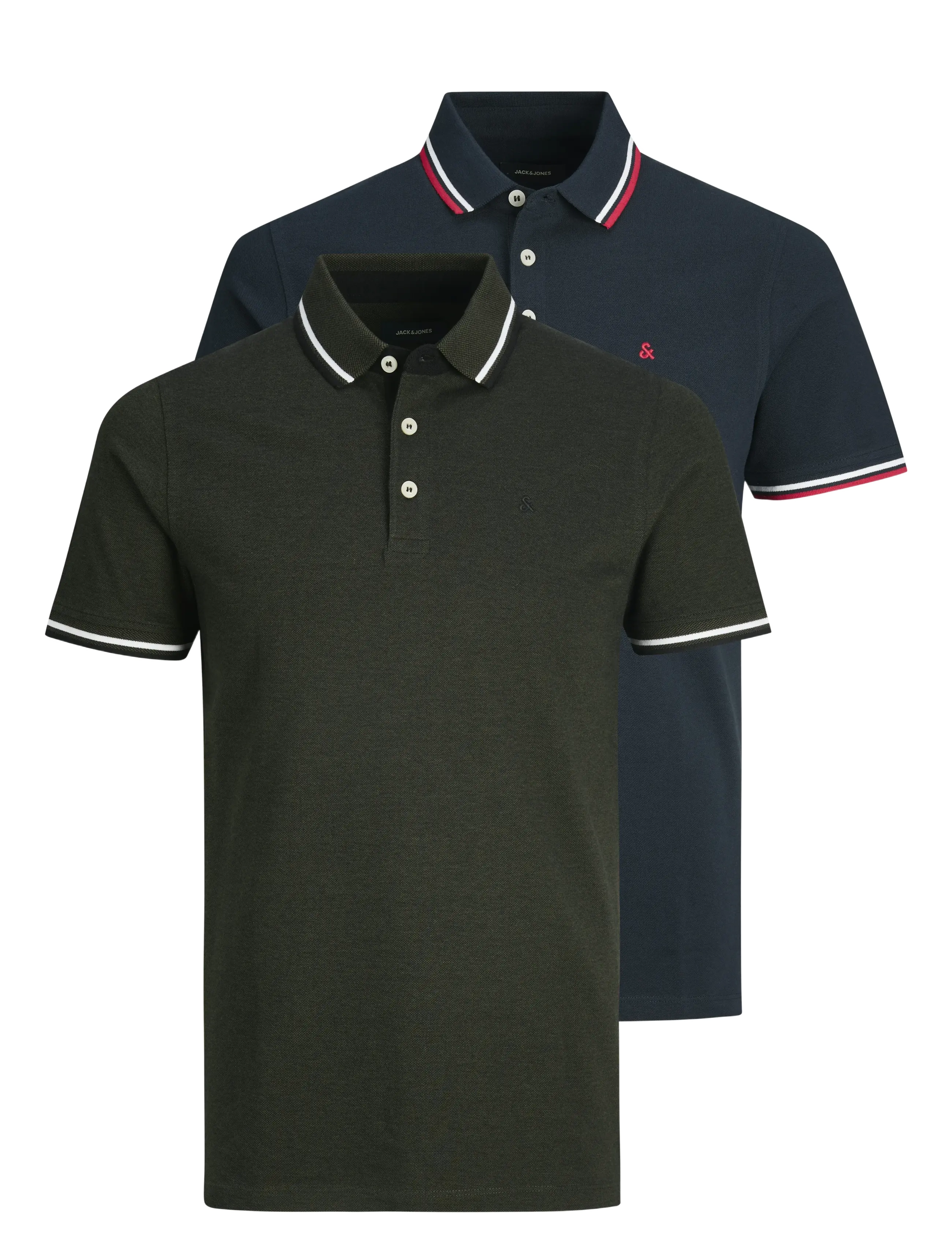 Jack & Jones JJEPAULOS POLO SS 2PK MP NOOS - Kortärmade pikéer - NAVY BLAZER / navy