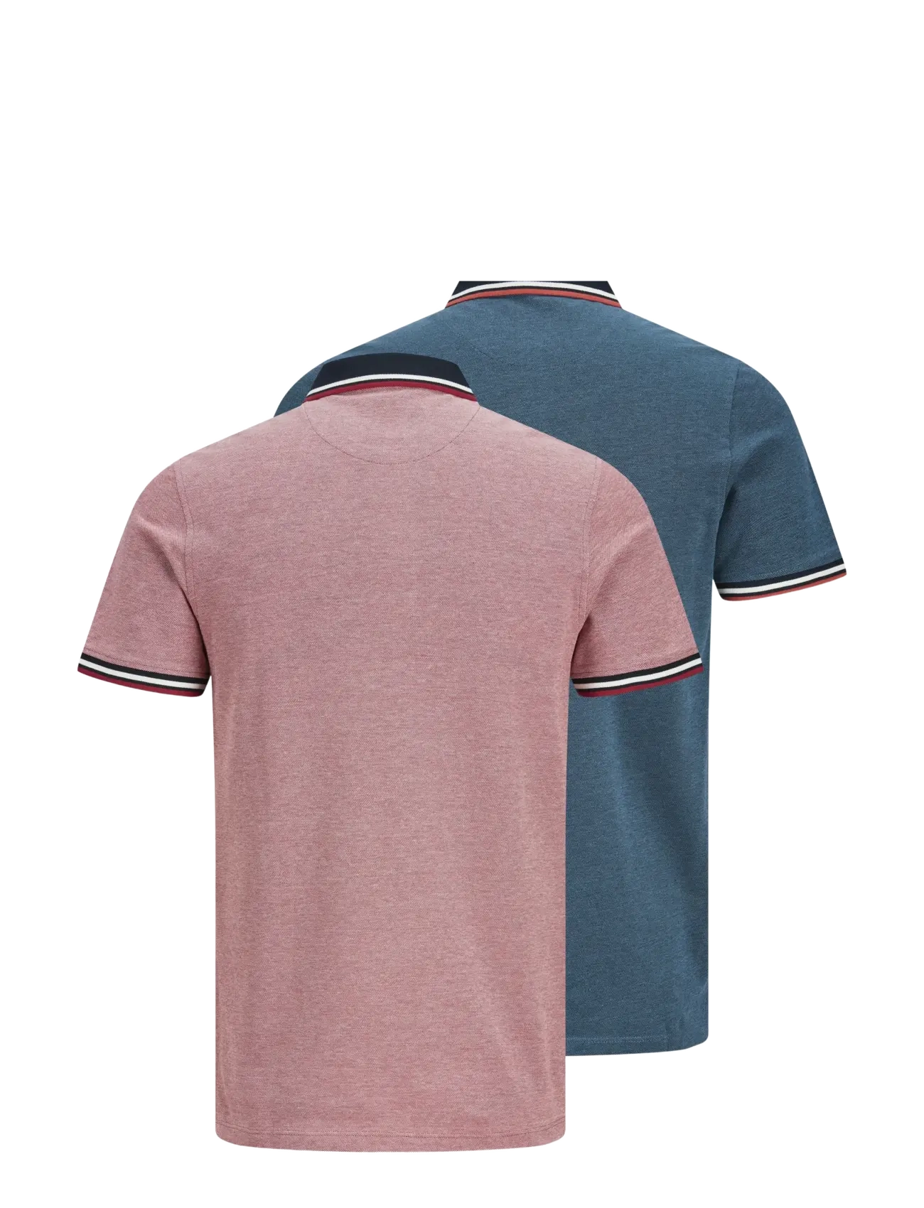 Jack & Jones - JJEPAULOS POLO SS 2PK MP NOOS - kortærmede poloer - rio red - 2