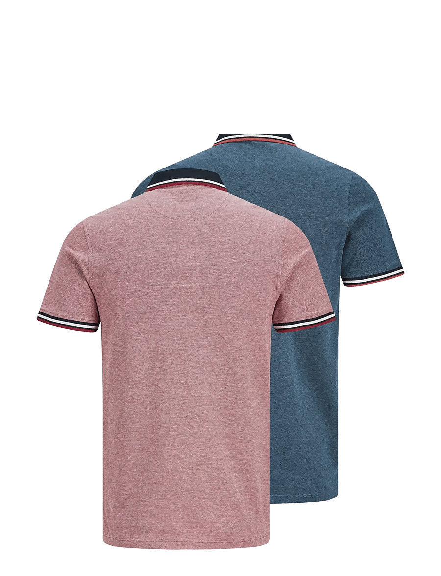 Jack & Jones - JJEPAULOS POLO SS 2PK MP NOOS - kurzärmelig - rio red - 2