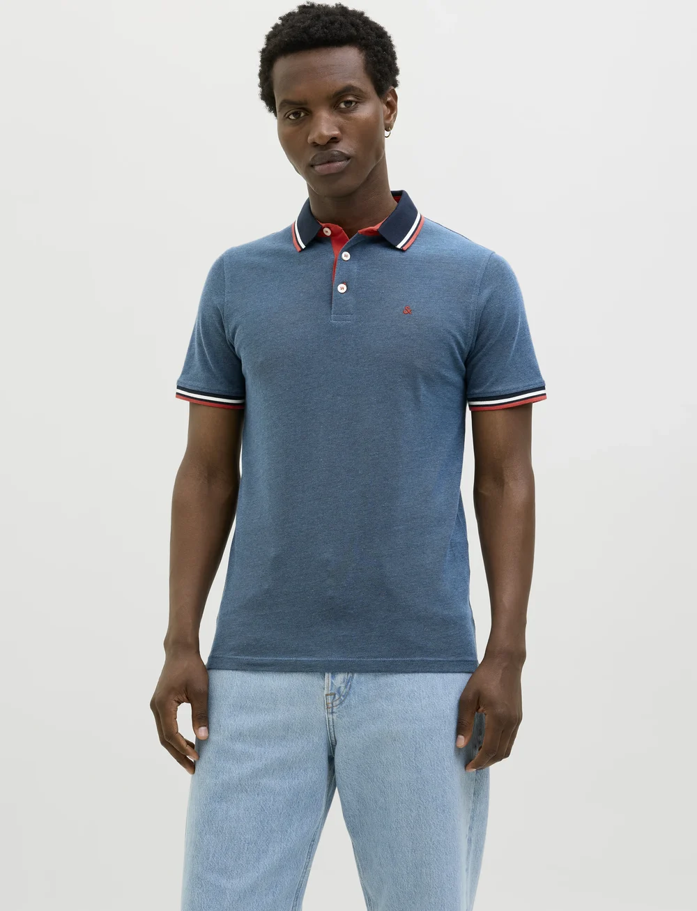 Jack & Jones - JJEPAULOS POLO SS 2PK MP NOOS - short-sleeved polos - rio red - 4