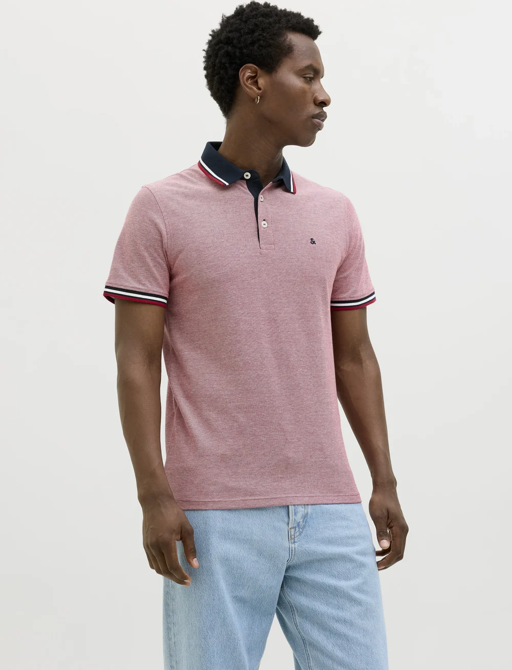 Jack & Jones - JJEPAULOS POLO SS 2PK MP NOOS - short-sleeved polos - rio red - 5