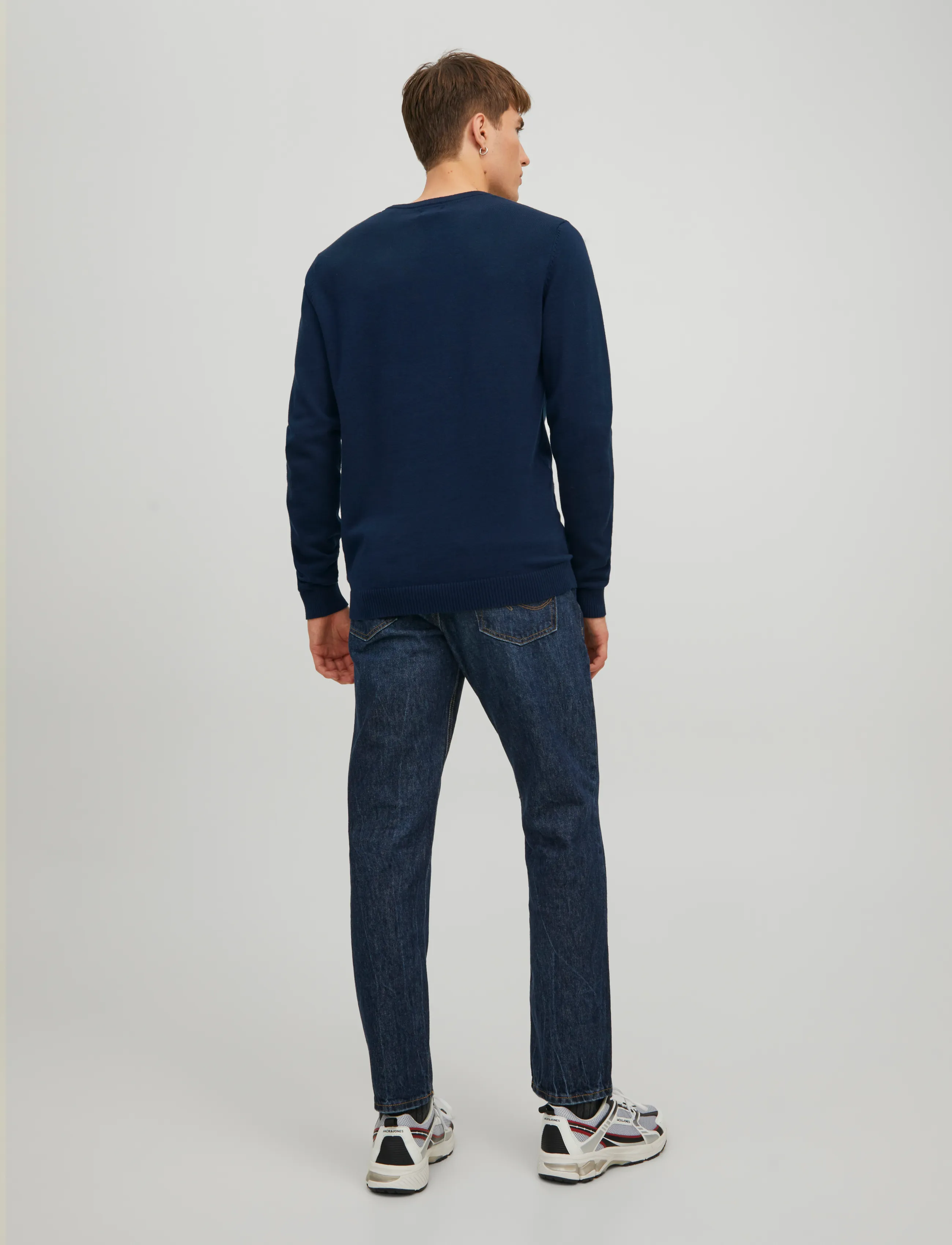 JACK & JONES Jjebasic Knit Crew Neck 2Pk Mp t-shirts - bas herr – bild 2