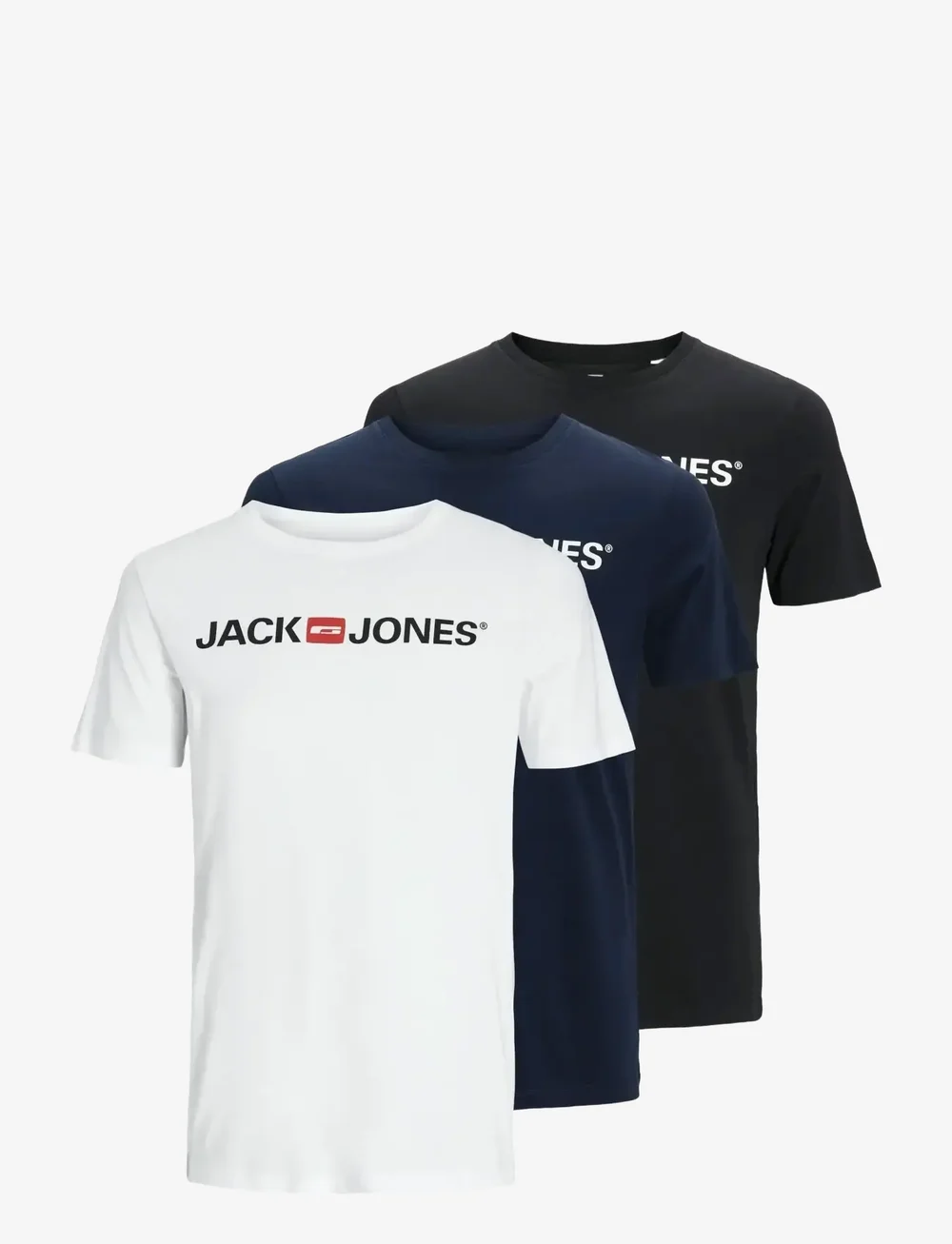 Jack & Jones - JJECORP LOGO TEE SS CREW NECK 3PKMP NOOS - t-shirts im multipack - white - 1