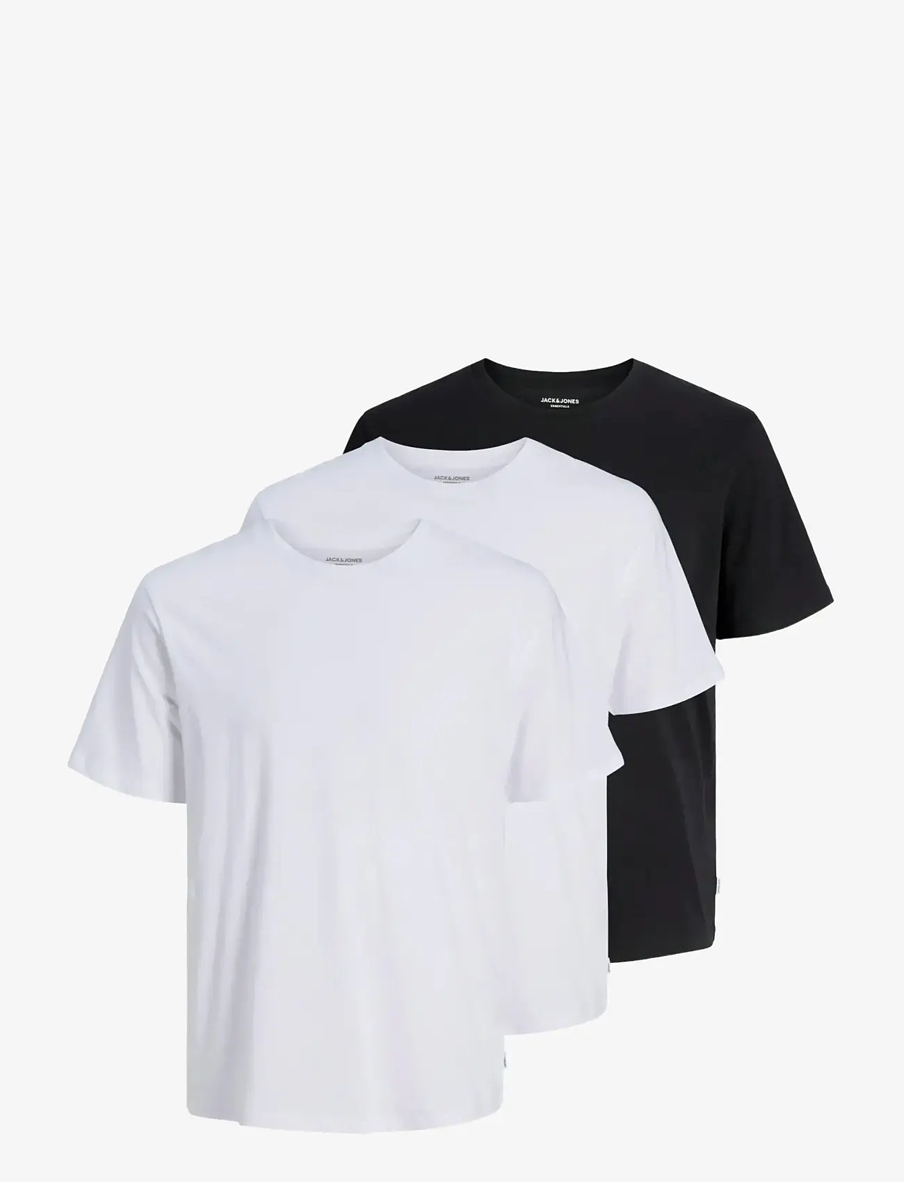Jack & Jones - JJEORGANIC BASIC TEE SS O-NE 3PK MP NOOS - multipack t-shirts - black - 1