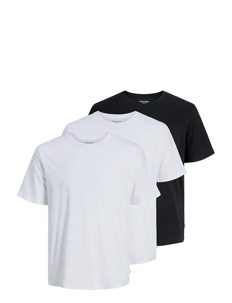 Jack & Jones - JJEORGANIC BASIC TEE SS O-NE 3PK MP NOOS - multipack t-shirts - black - 1