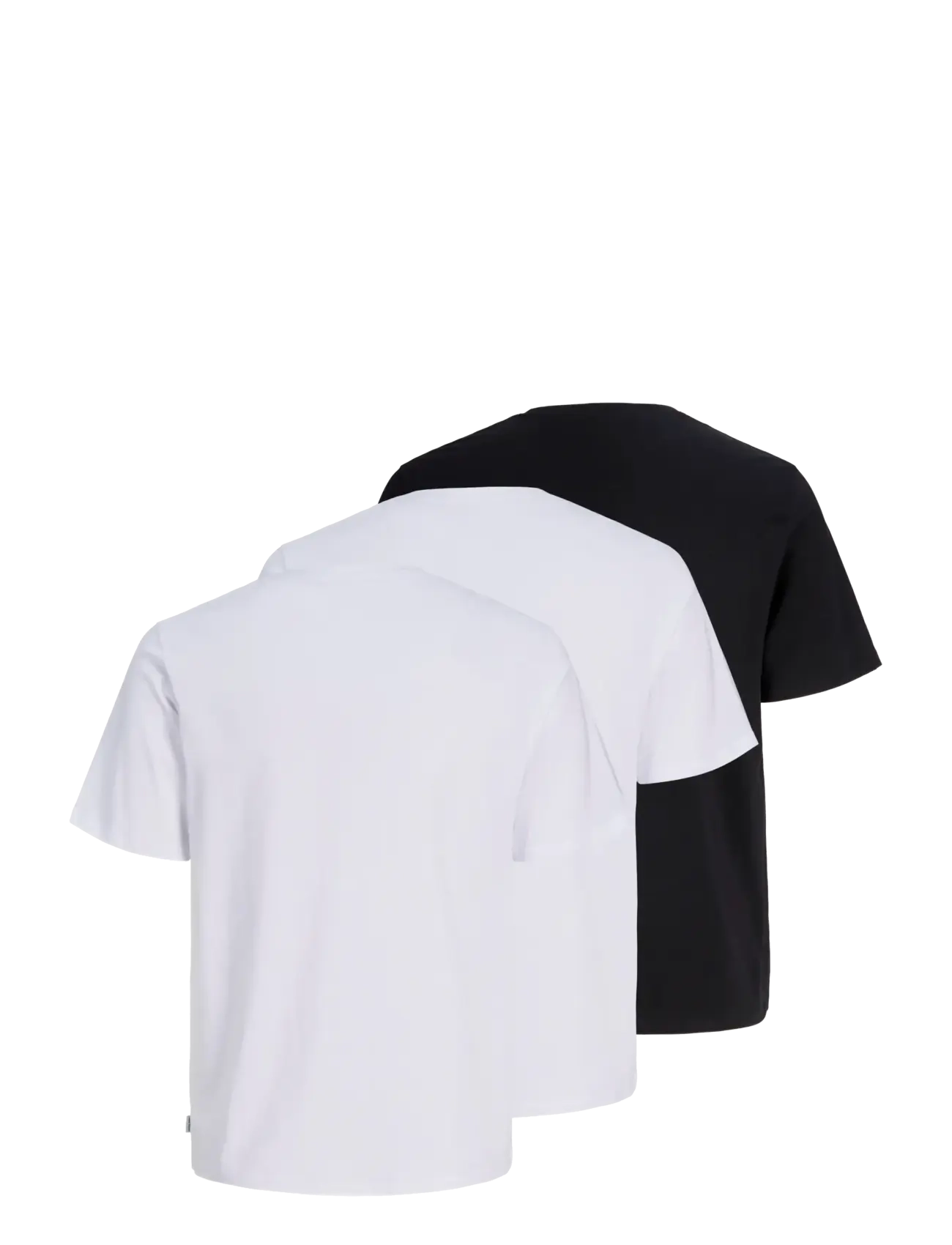 Jack & Jones - JJEORGANIC BASIC TEE SS O-NE 3PK MP NOOS - kortärmade t-shirts - black - 2