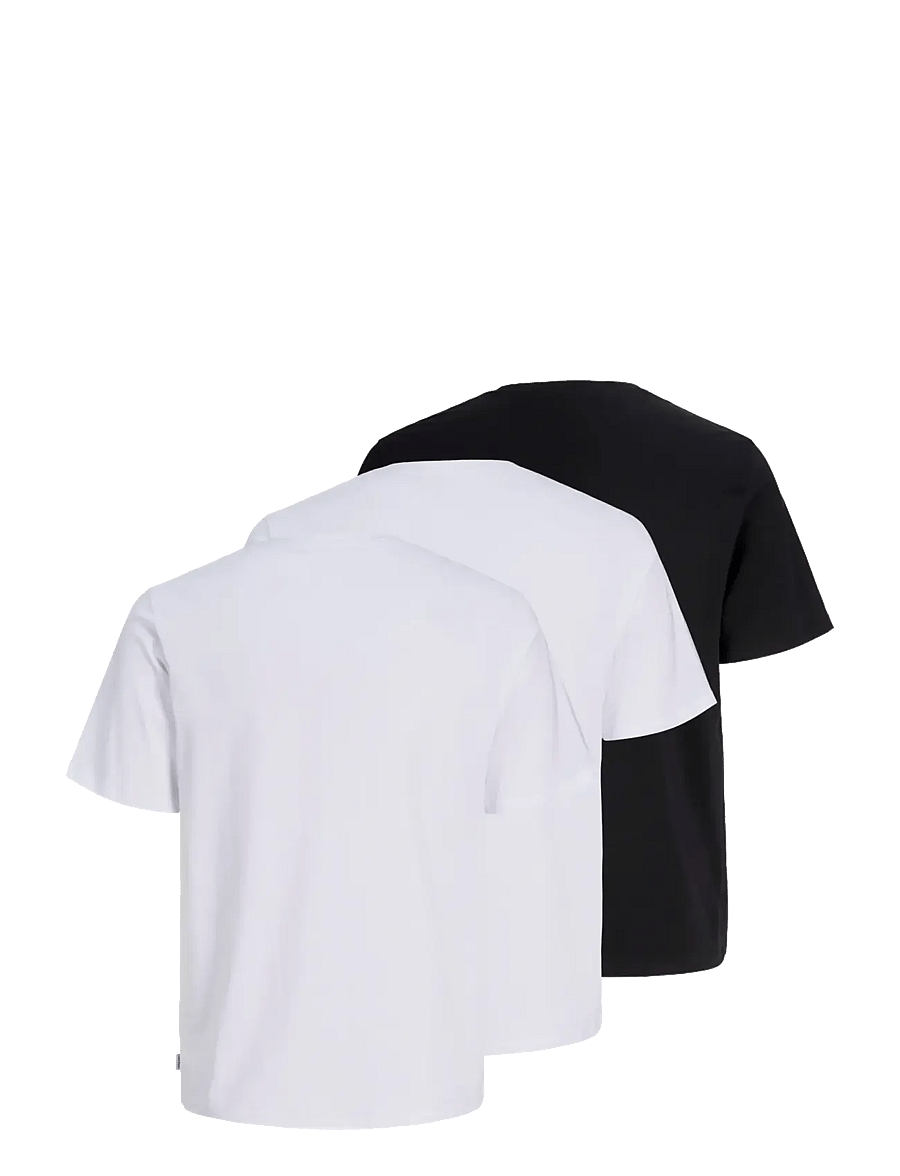 Jack & Jones - JJEORGANIC BASIC TEE SS O-NE 3PK MP NOOS - multipack t-shirts - black - 2