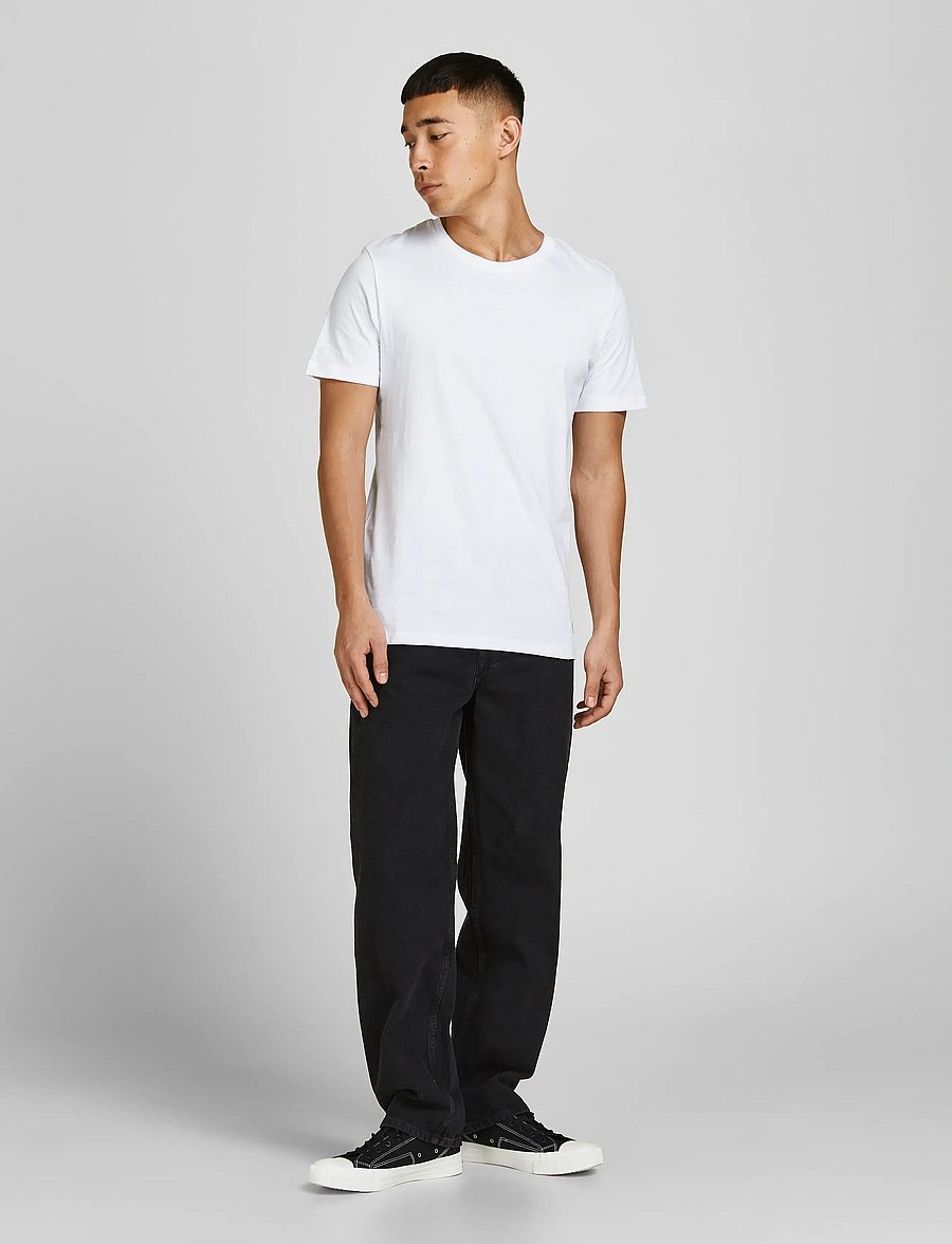 Jack & Jones - JJEORGANIC BASIC TEE SS O-NE 3PK MP NOOS - multipack t-shirts - black - 0