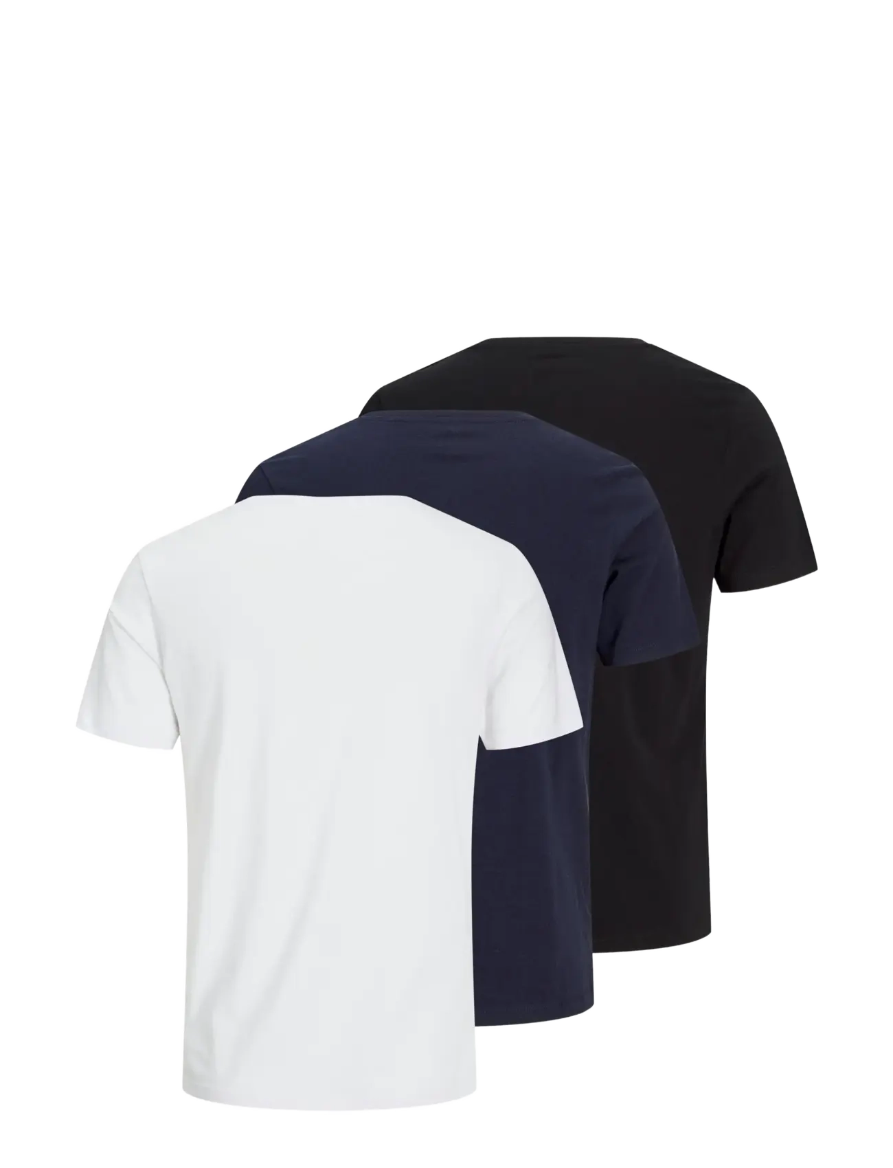 Jack & Jones - JJEORGANIC BASIC TEE SS O-NE 3PK MP NOOS - die niedrigsten preise - black - 2