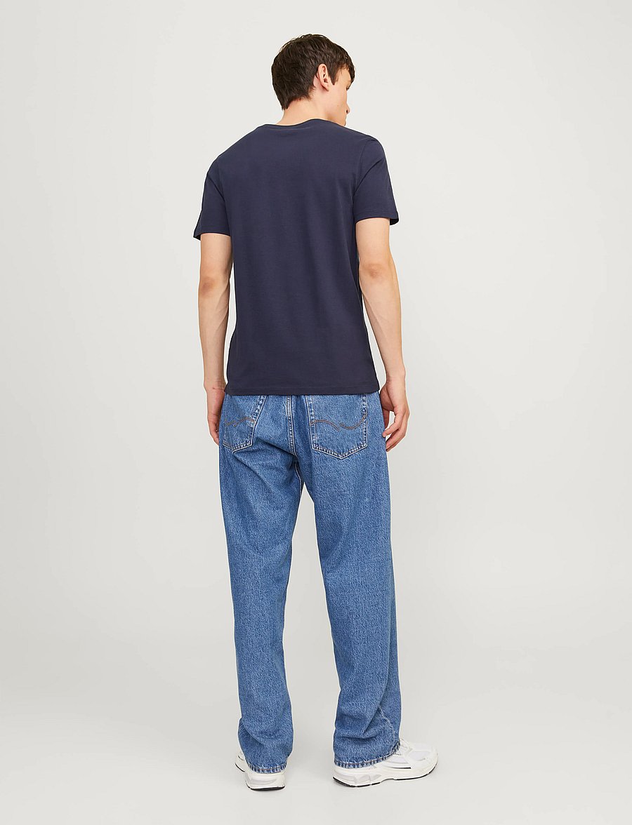 Jack & Jones - JJEORGANIC BASIC TEE SS O-NE 3PK MP NOOS - t-shirts im multipack - black - 3