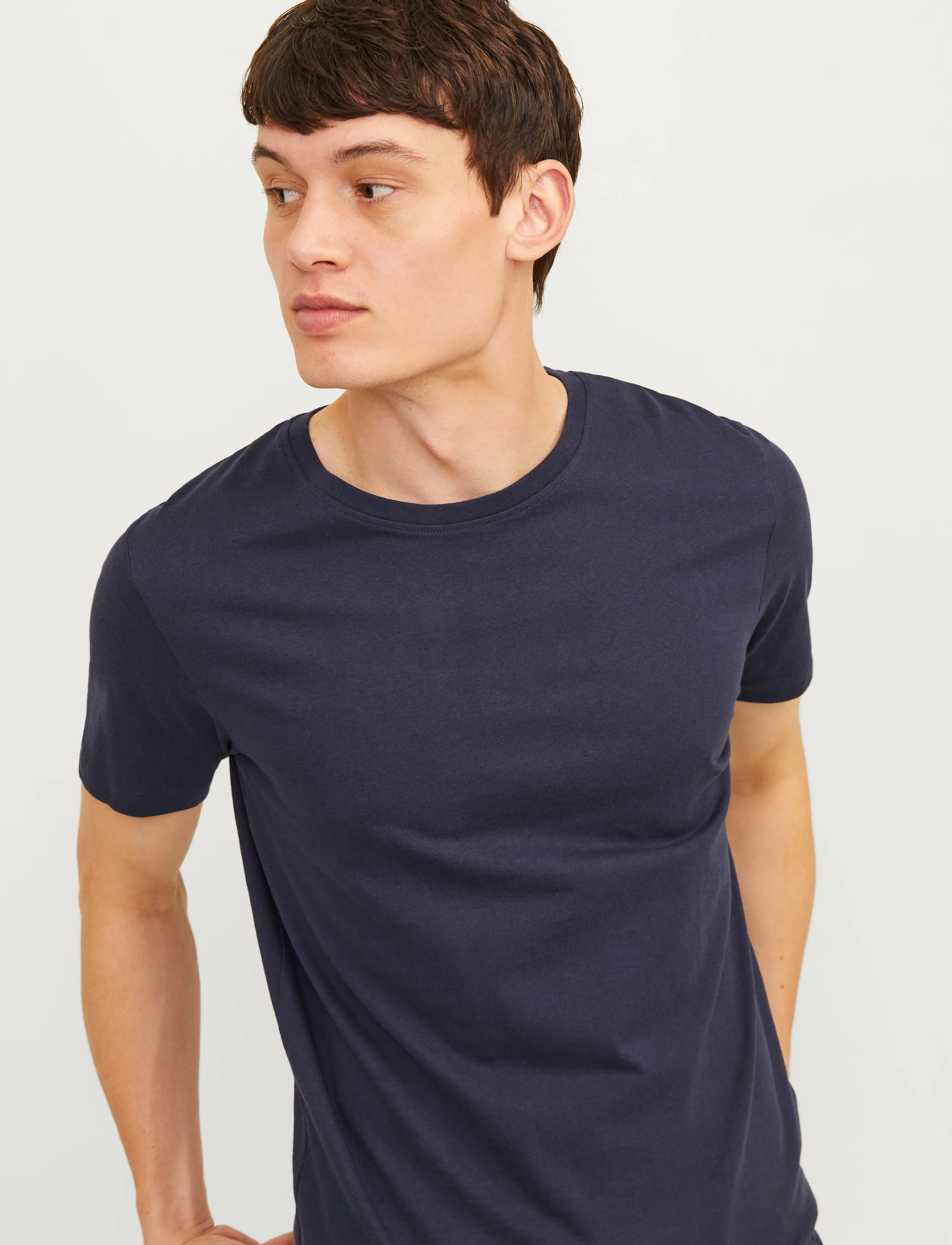 JACK & JONES Jjeorganic Basic Tee Ss O-Ne 3Pk Mp Noos t-shirts - bas herr – bild 7