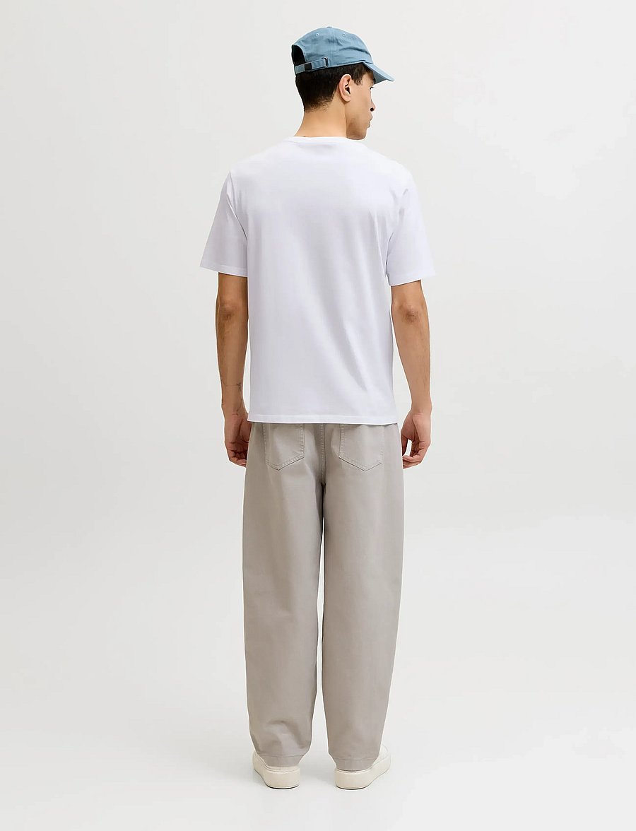 Jack & Jones - JJEORGANIC BASIC TEE SS O-NE 3PK MP NOOS - multipack t-shirts - white - 3