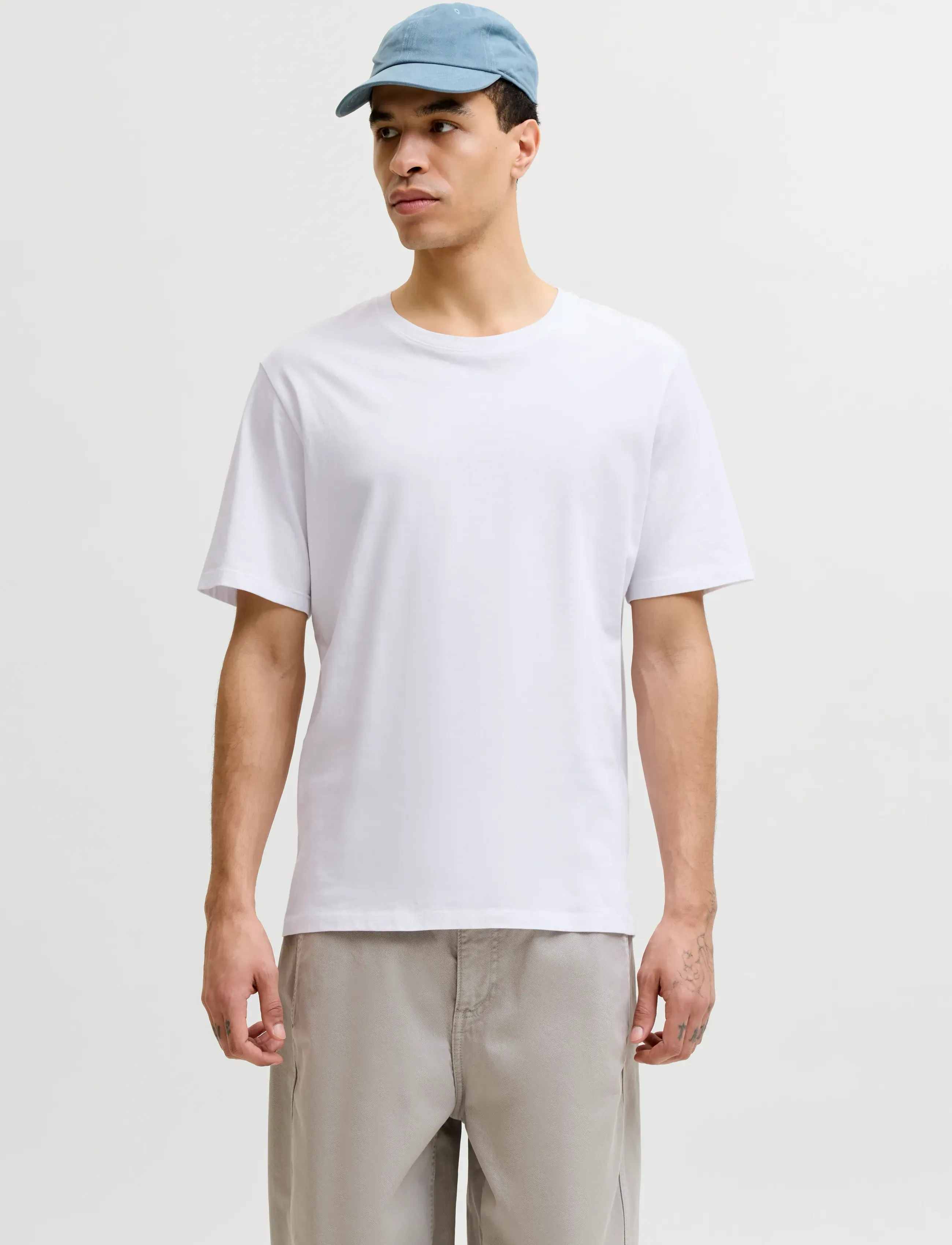JACK & JONES Jjeorganic Basic Tee Ss O-Ne 3Pk Mp Noos t-shirts - bas herr – bild 5