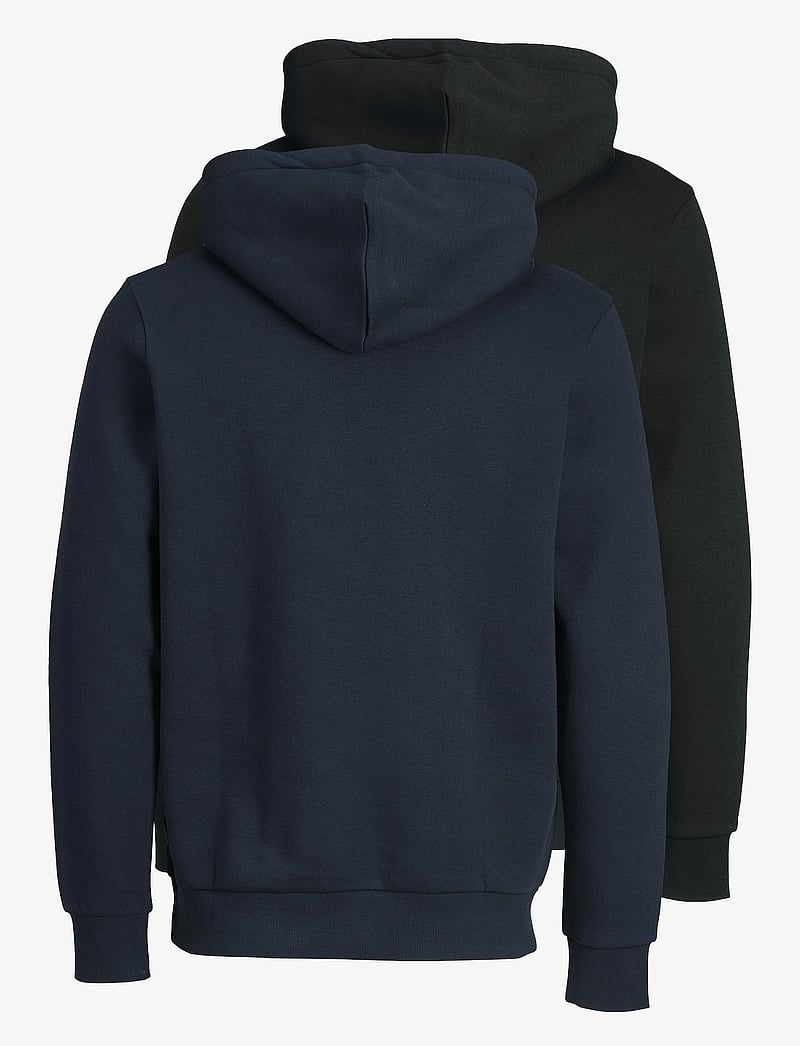 Jack & Jones - JJECORP LOGO SWEAT HOOD 2PK MP NOOS - kapuzenpullover - black - 2