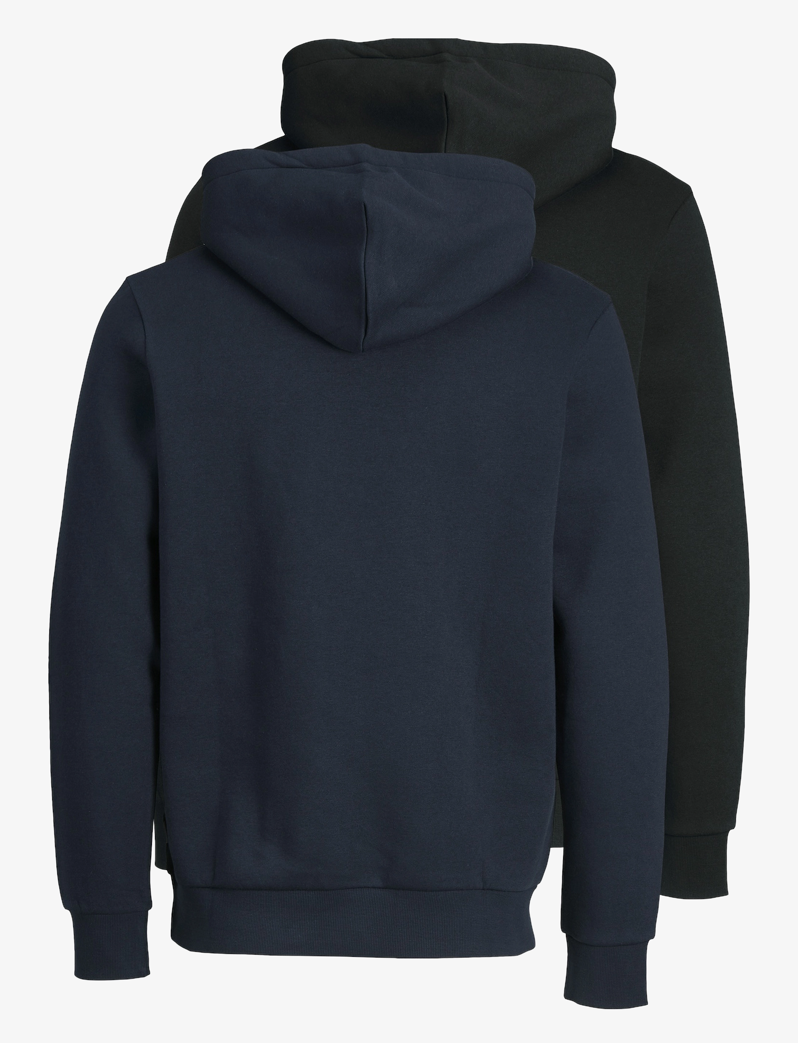Jack & Jones - JJECORP LOGO SWEAT HOOD 2PK MP NOOS - hoodies - black - 2