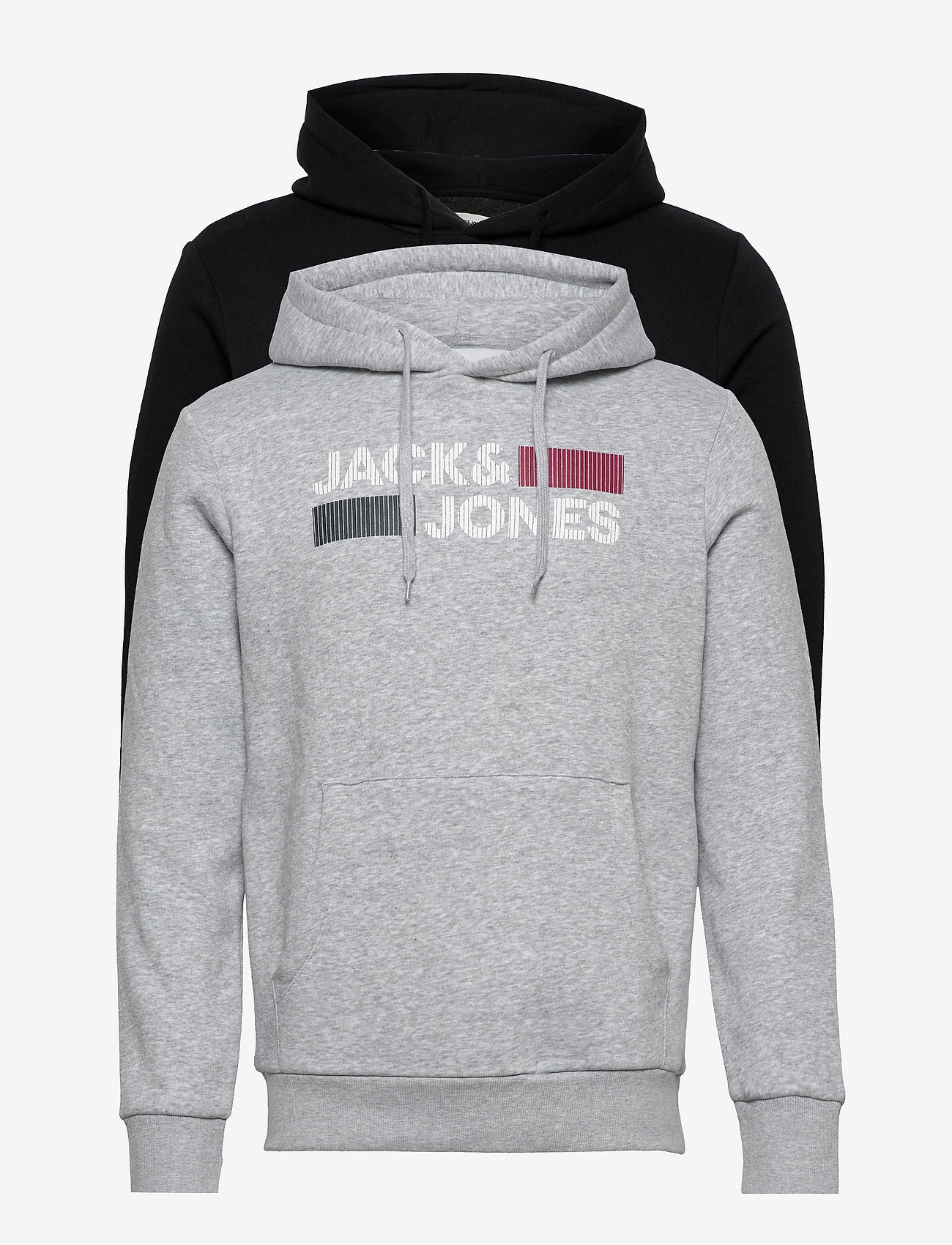 Jack u0026 Jones Jjecorp Logo Sweat Hood 2pk Mp Noos - Hoodies - Boozt.com