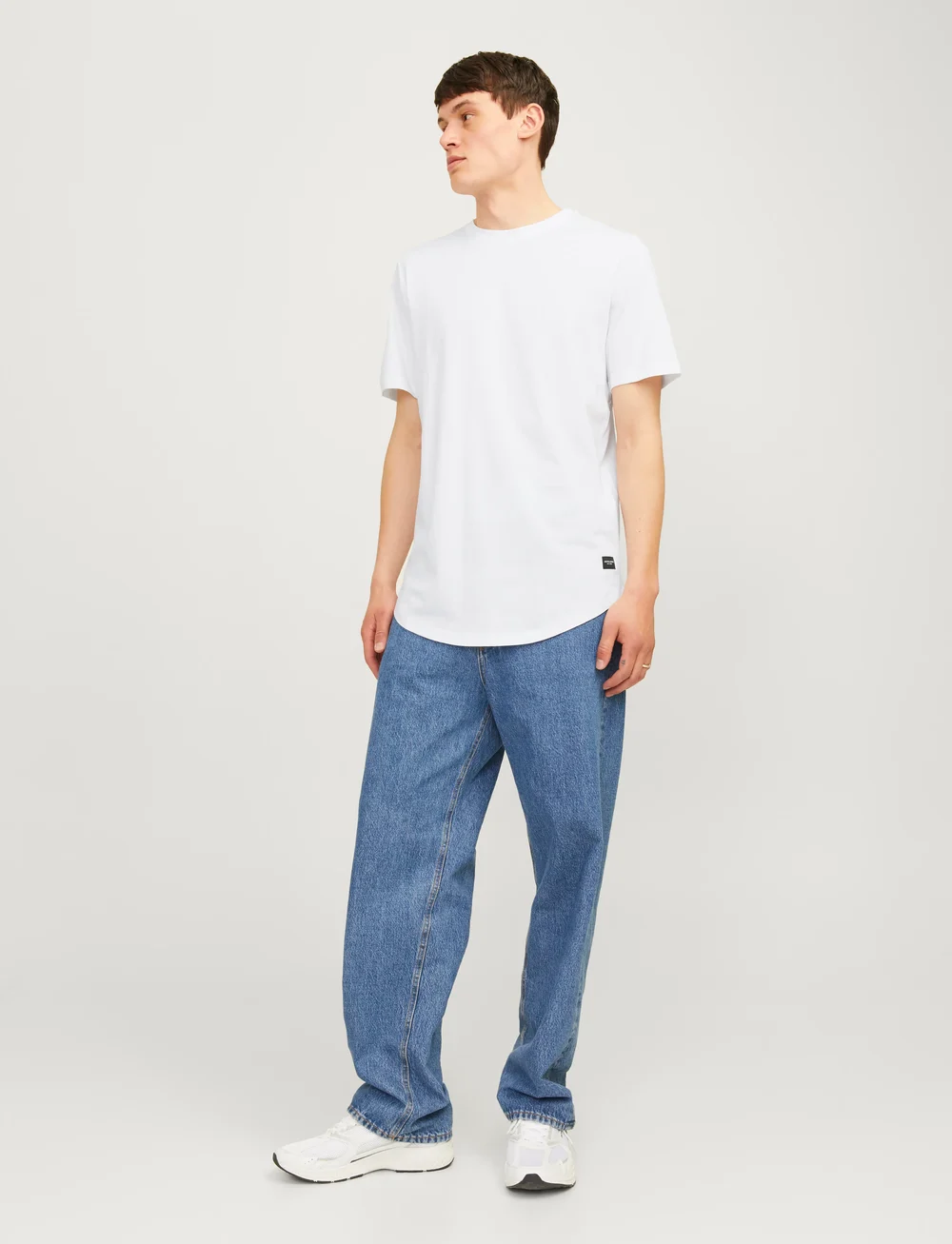 Jack & Jones - JJENOA TEE SS CREW NECK 3PK MP NOOS - kortärmade t-shirts - white - 0