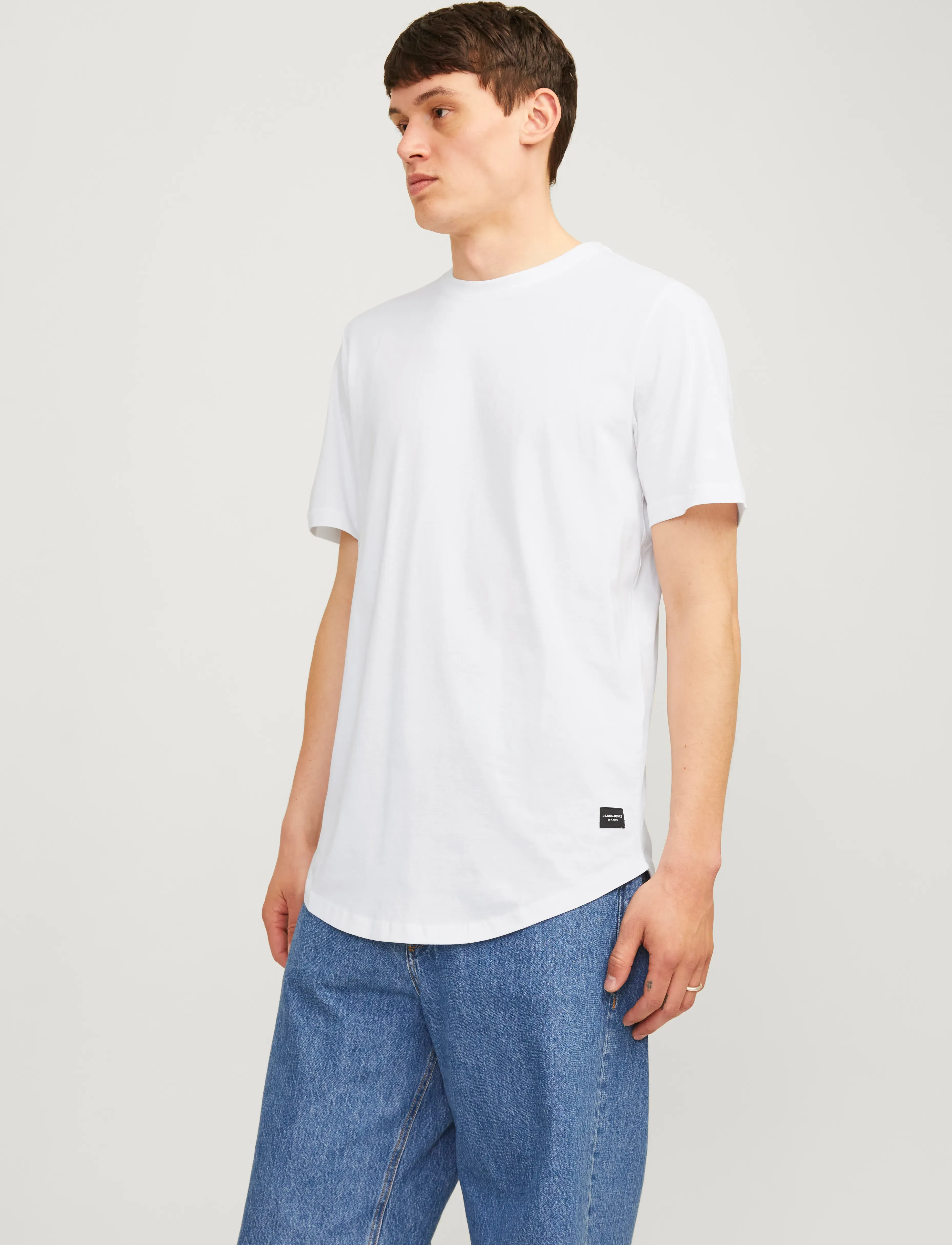 JACK & JONES Jjenoa Tee Ss Crew Neck 3Pk Mp Noos t-shirts - bas herr – bild 6