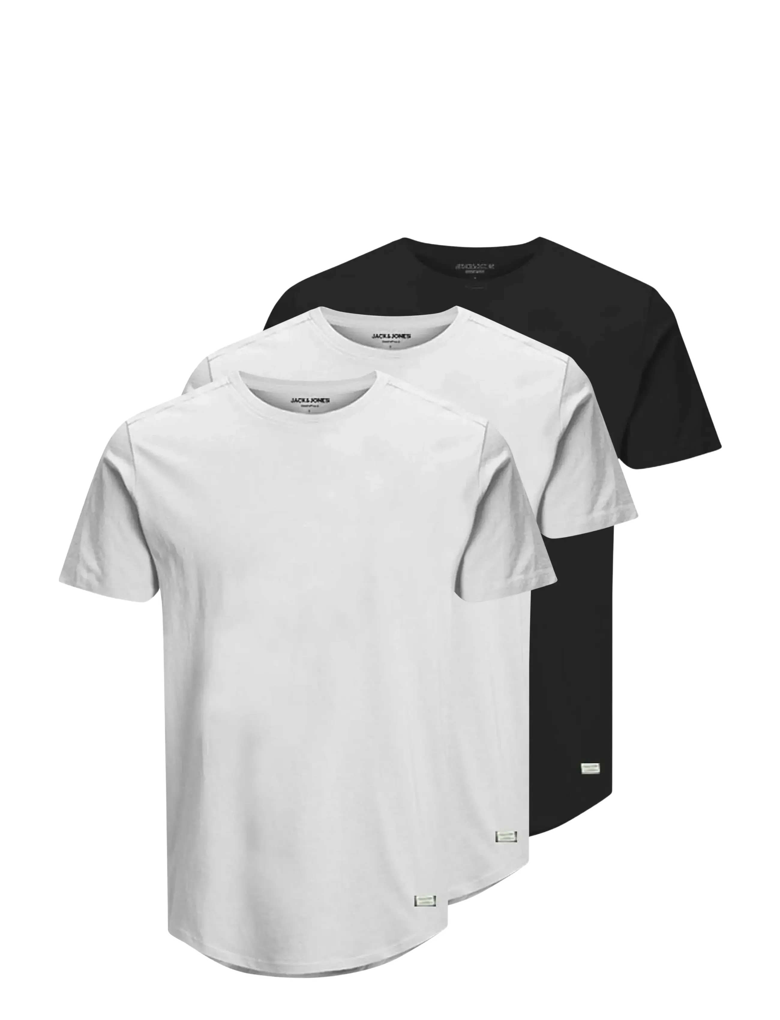Jack & Jones JJENOA TEE SS CREW NECK 3PK MP NOOS - T-shirts - WHITE / white