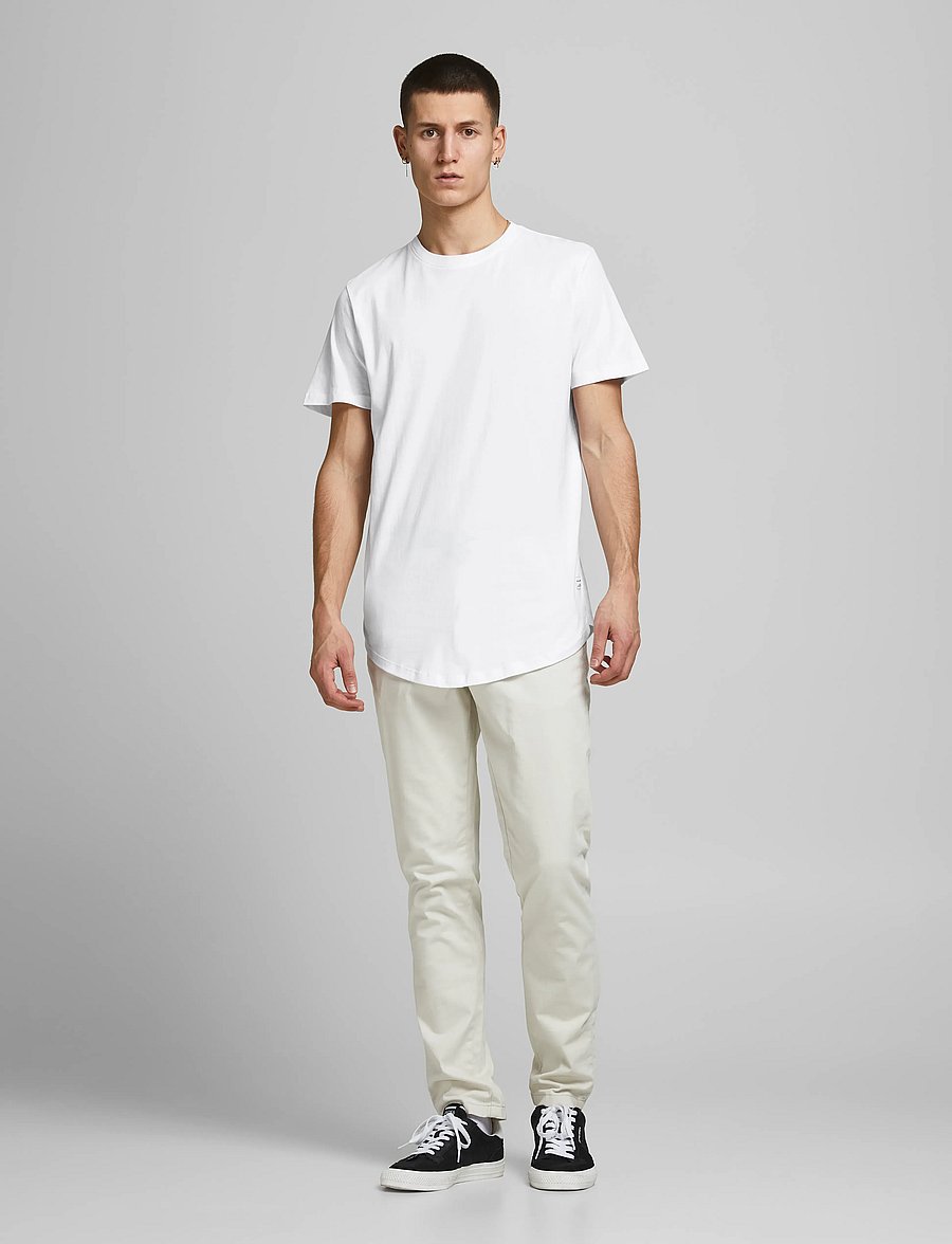 Jack & Jones - JJENOA TEE SS CREW NECK 3PK MP NOOS - kurzärmelig - white - 0