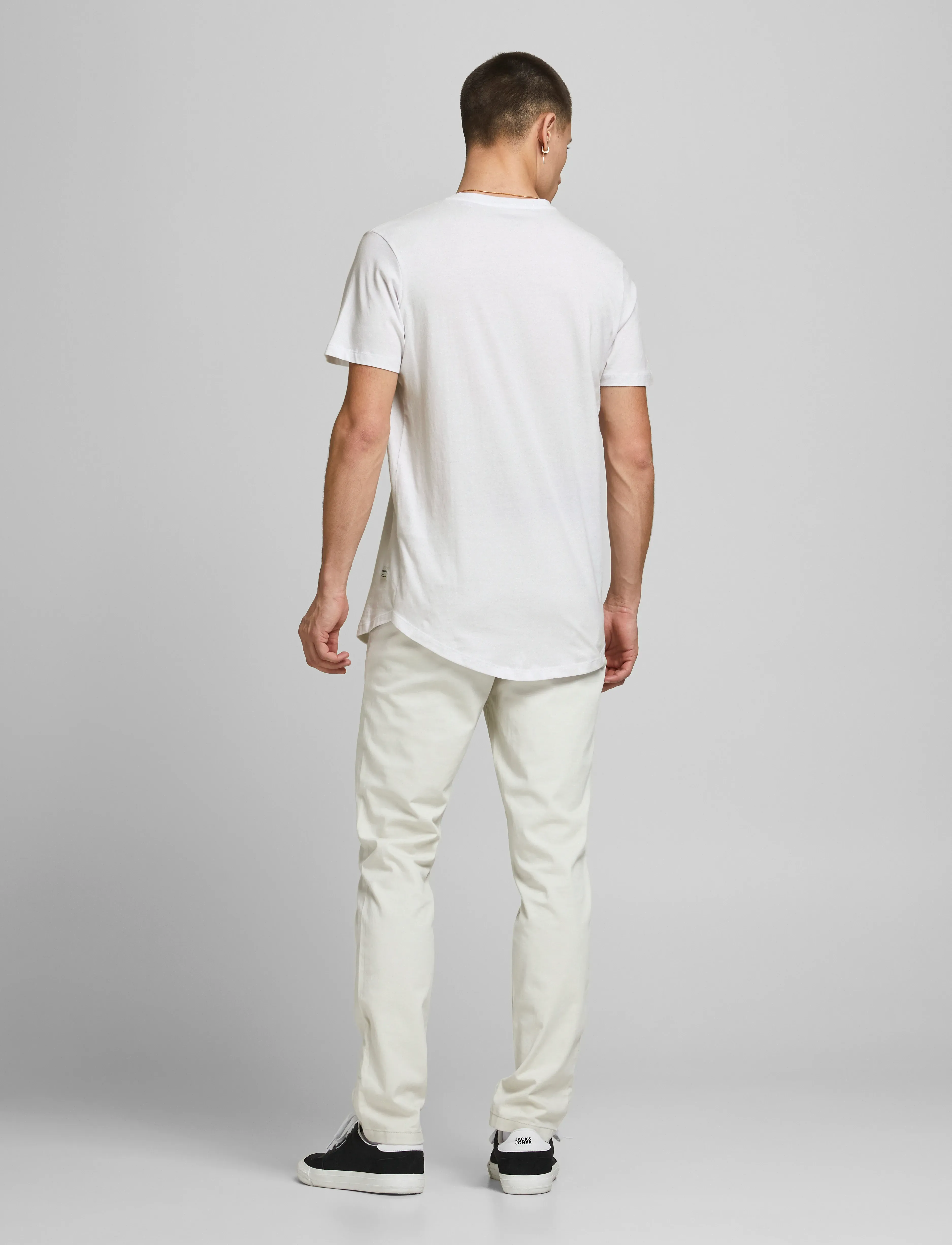 Jack & Jones - JJENOA TEE SS CREW NECK 3PK MP NOOS - kortærmede t-shirts - white - 2