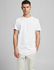Jack & Jones - JJENOA TEE SS CREW NECK 3PK MP NOOS - basic t-shirts - white - 4