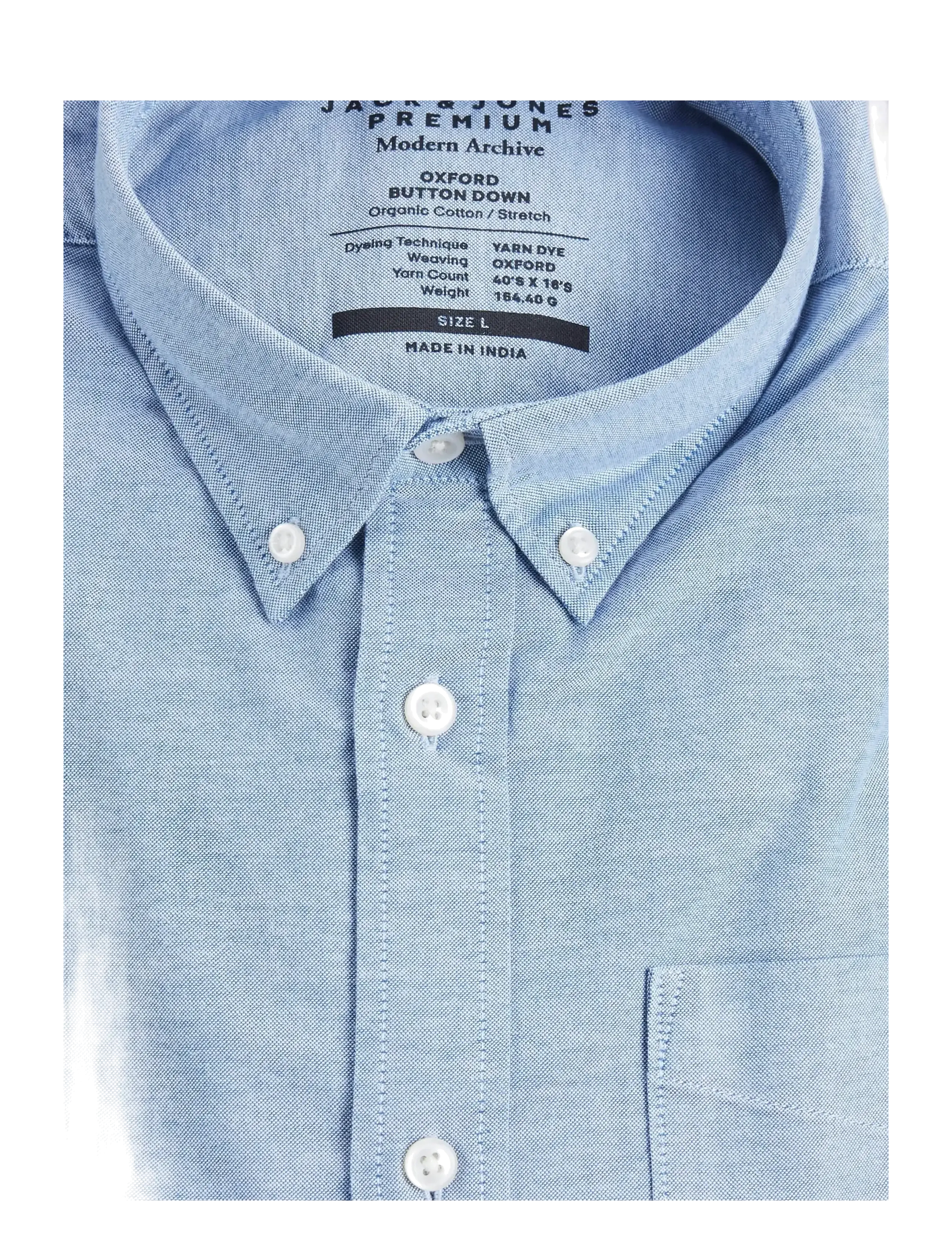 Jack & Jones - JPRBLUBROOK OXFORD SHIRT L/S NOOS - oksfordo marškiniai - cashmere blue - 2
