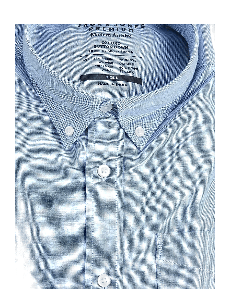 Jack & Jones - JPRBLUBROOK OXFORD SHIRT L/S NOOS - oksfordo marškiniai - cashmere blue - 2