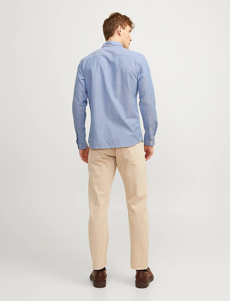 Jack & Jones - JPRBLUBROOK OXFORD SHIRT L/S NOOS - oxford-skjortor - cashmere blue - 3