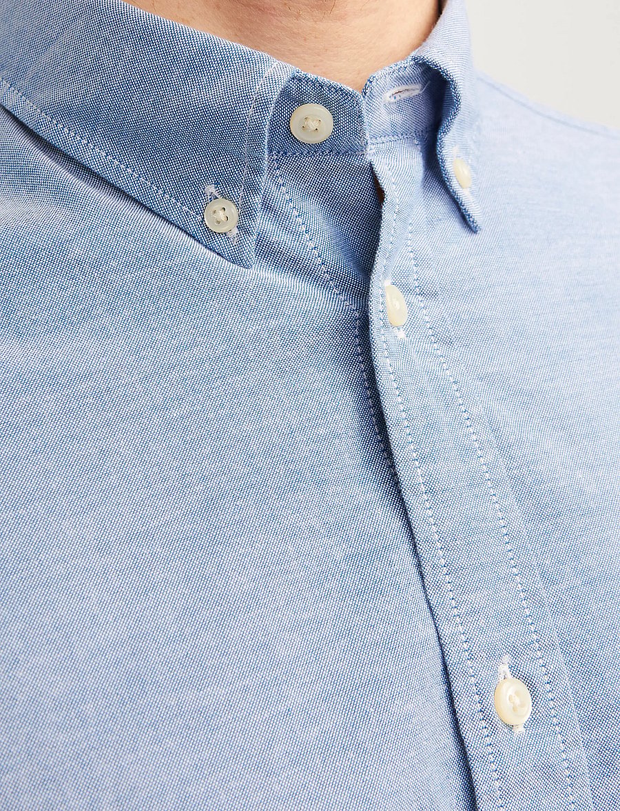 Jack & Jones - JPRBLUBROOK OXFORD SHIRT L/S NOOS - oksfordo marškiniai - cashmere blue - 4