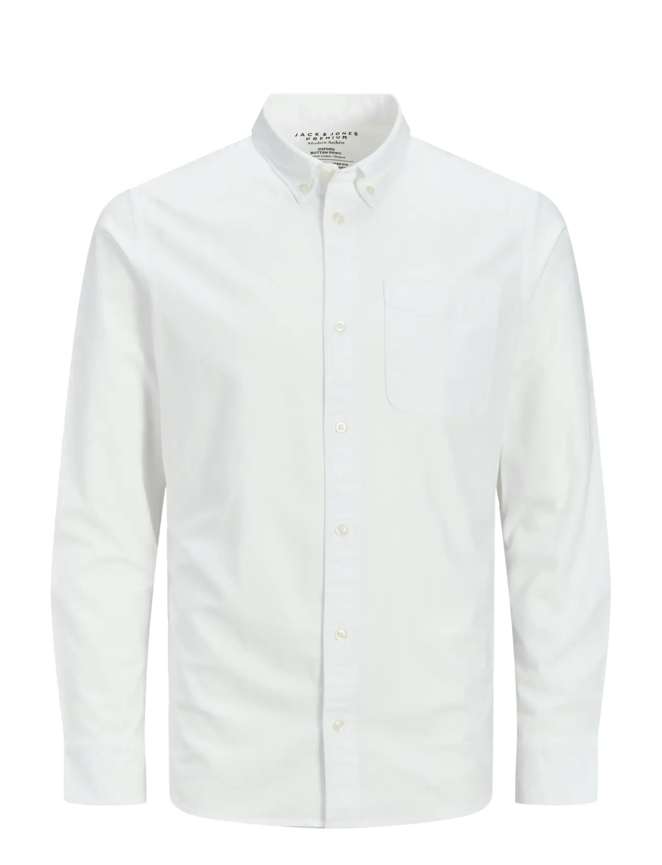 JPRBLUBROOK OXFORD SHIRT L/S NOOS - WHITE