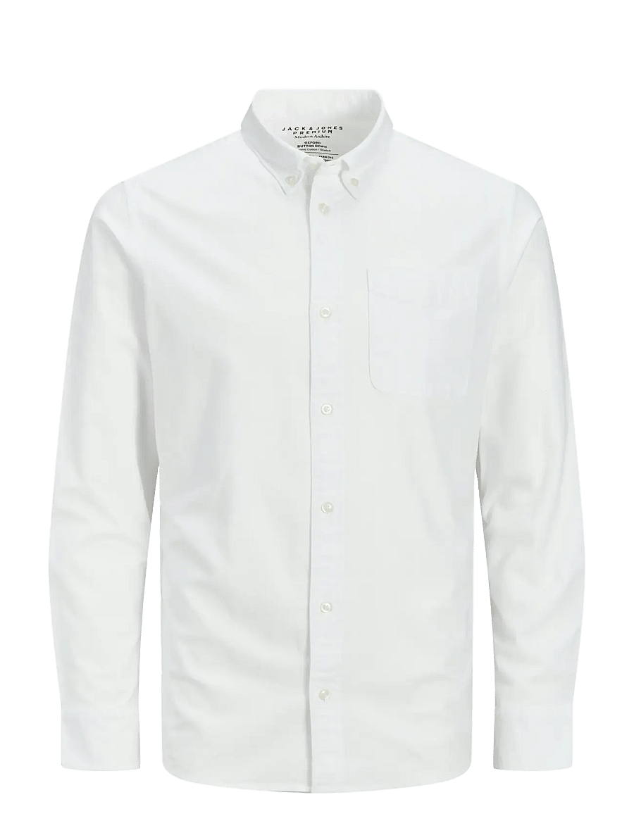 Jack & Jones - JPRBLUBROOK OXFORD SHIRT L/S NOOS - oxford skjorter - white - 1
