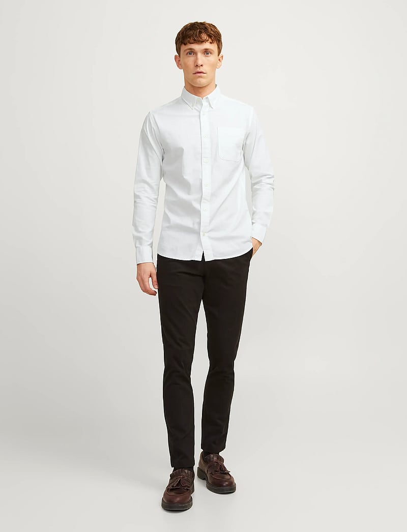 Jack & Jones - JPRBLUBROOK OXFORD SHIRT L/S NOOS - oxford-skjortor - white - 3