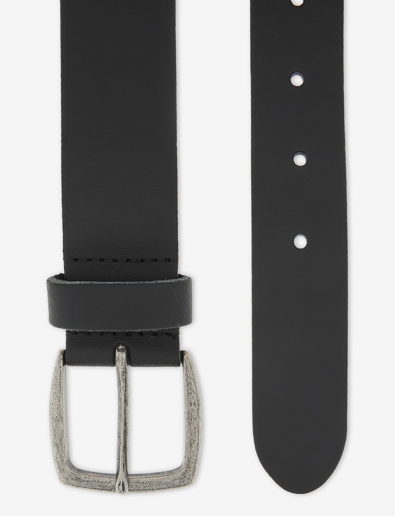 Jack & Jones - JACMICHIGAN LTN LEATHER BELT - black - 1