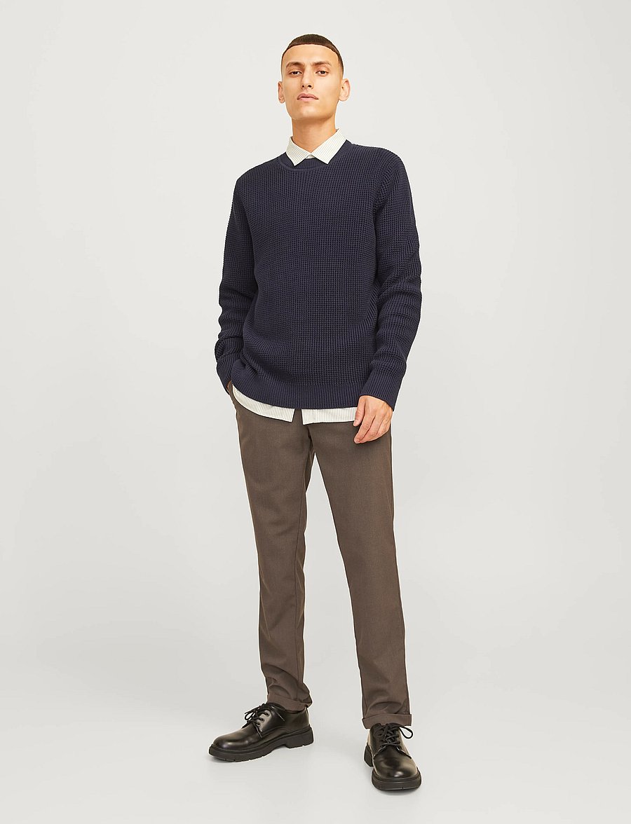 Jack & Jones - JPSTMARCO CONNOR NOOS - anzugshosen - falcon - 4