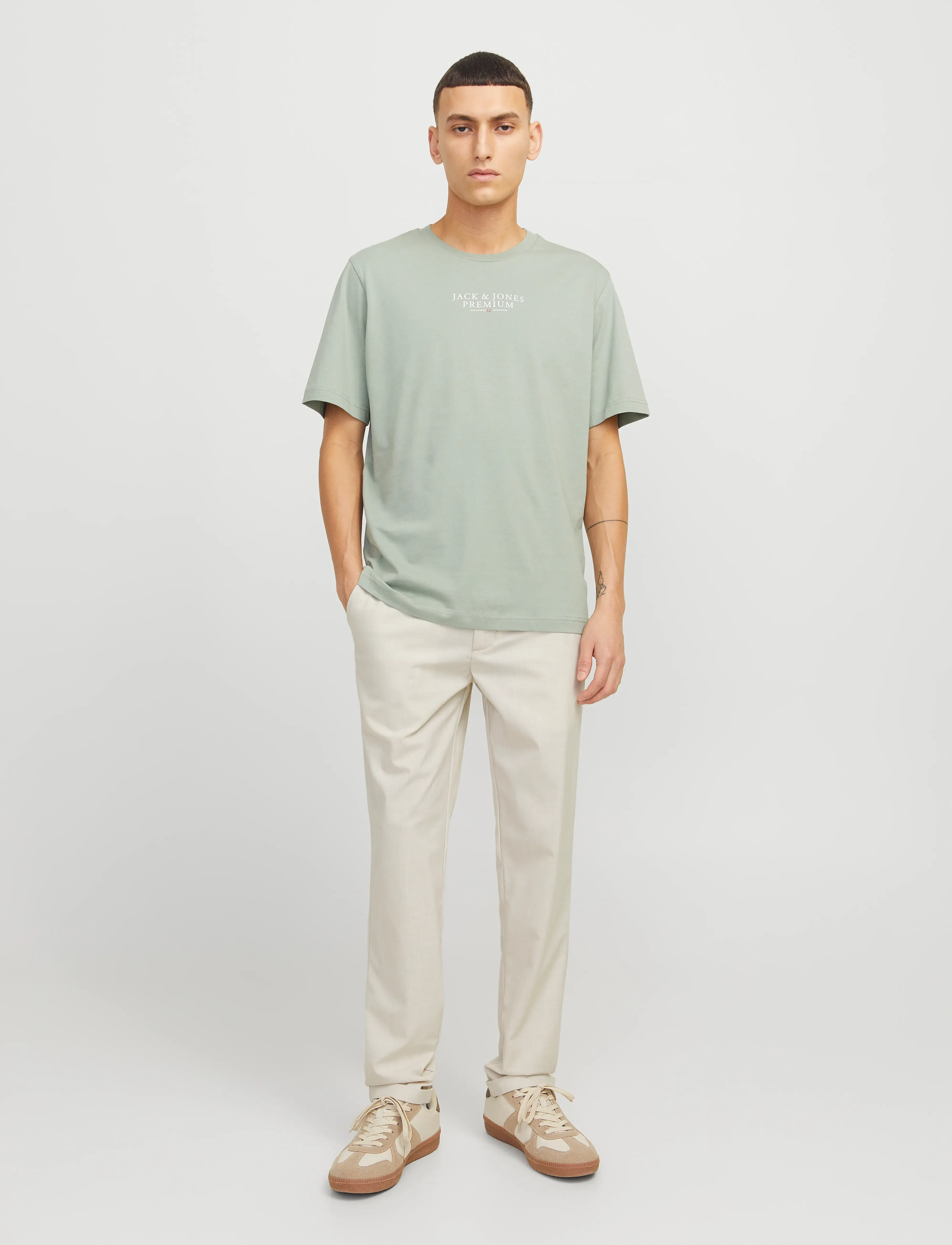 Jack & Jones - JPSTMARCO CONNOR NOOS - suit trousers - moonbeam - 4