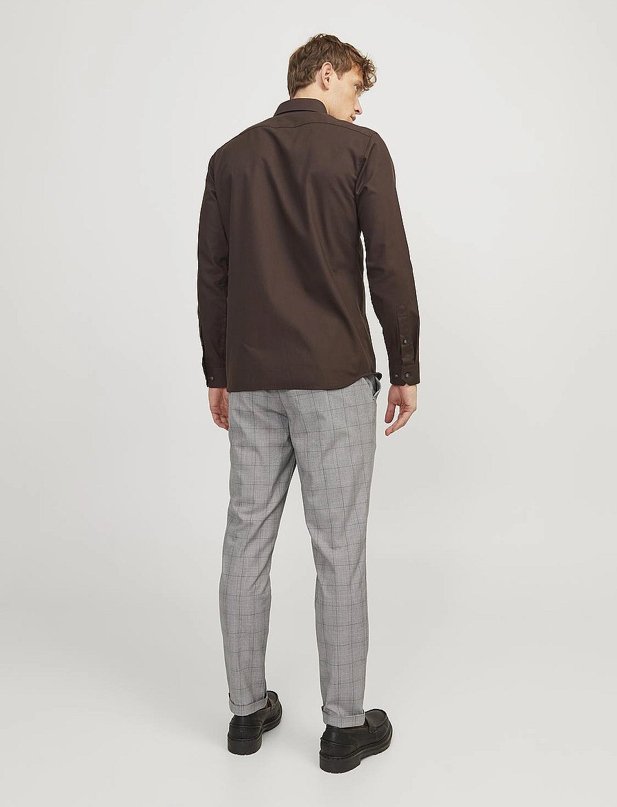 Jack & Jones - JPSTMARCO CONNOR NOOS - pantalons habillés - otter - 3