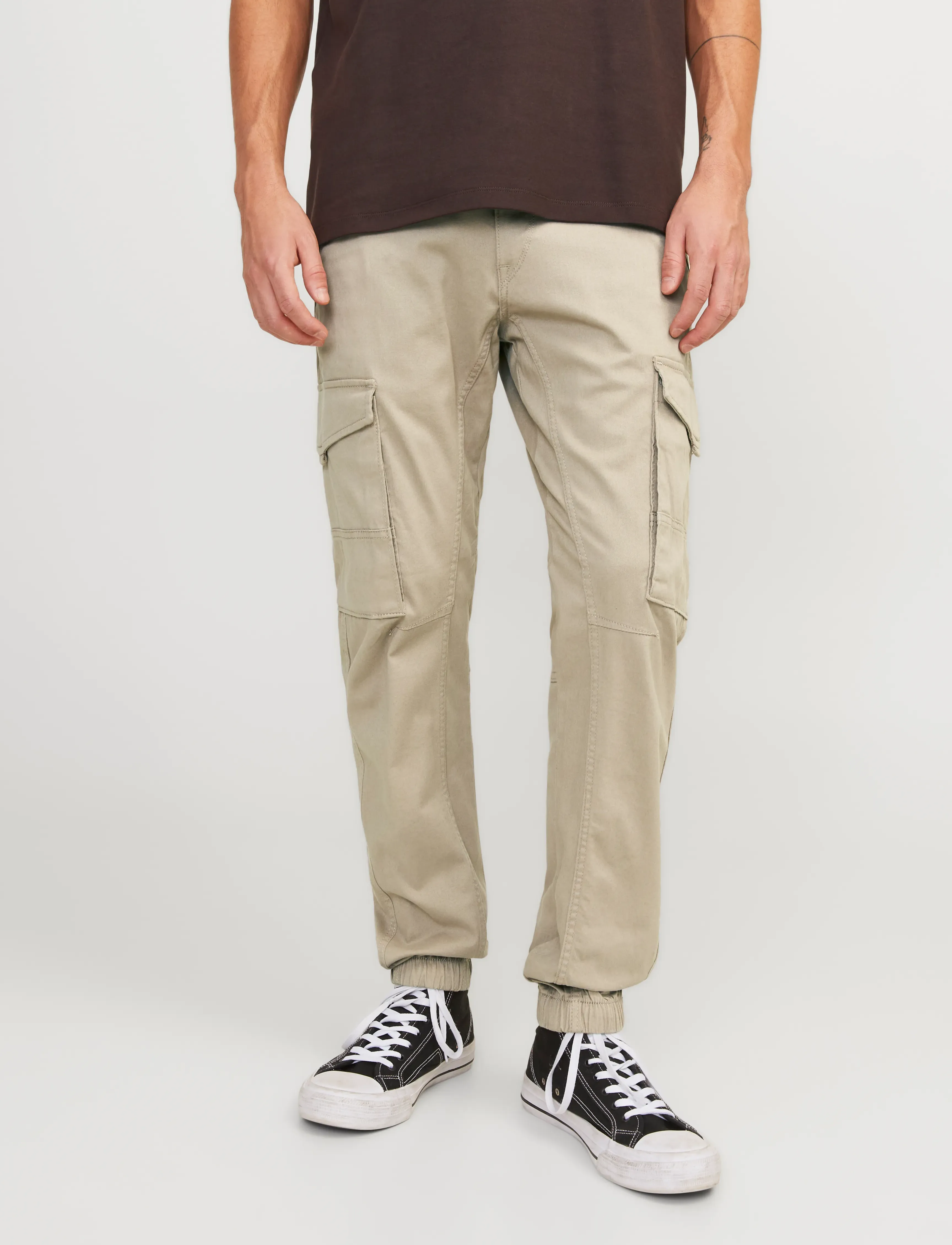 Jack & Jones JPSTPAUL FLAKE CARGO CROCKERY NOOS - Deals - CROCKERY / beige