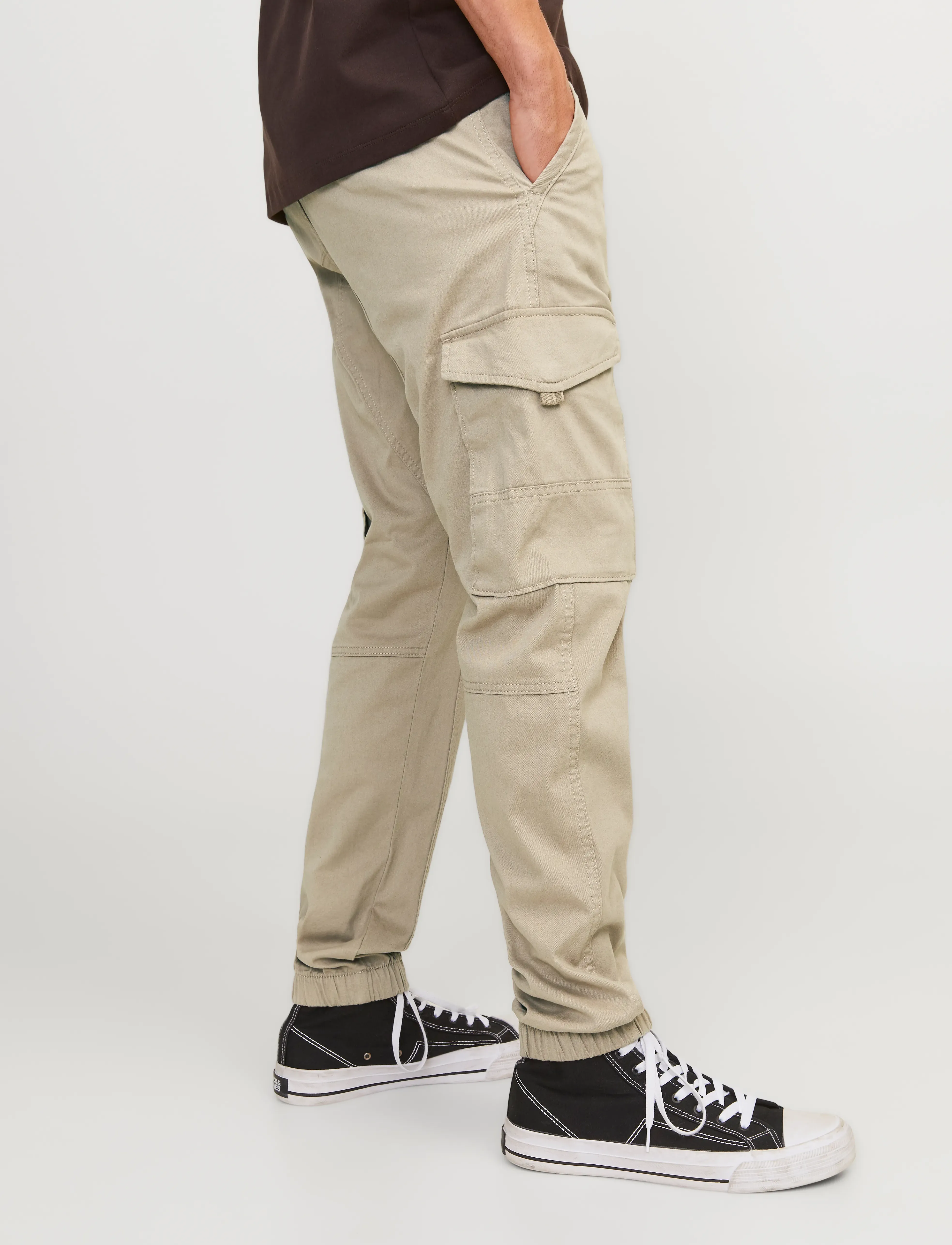 Jack & Jones - JPSTPAUL FLAKE CARGO CROCKERY NOOS - cargo-housut - crockery - 4
