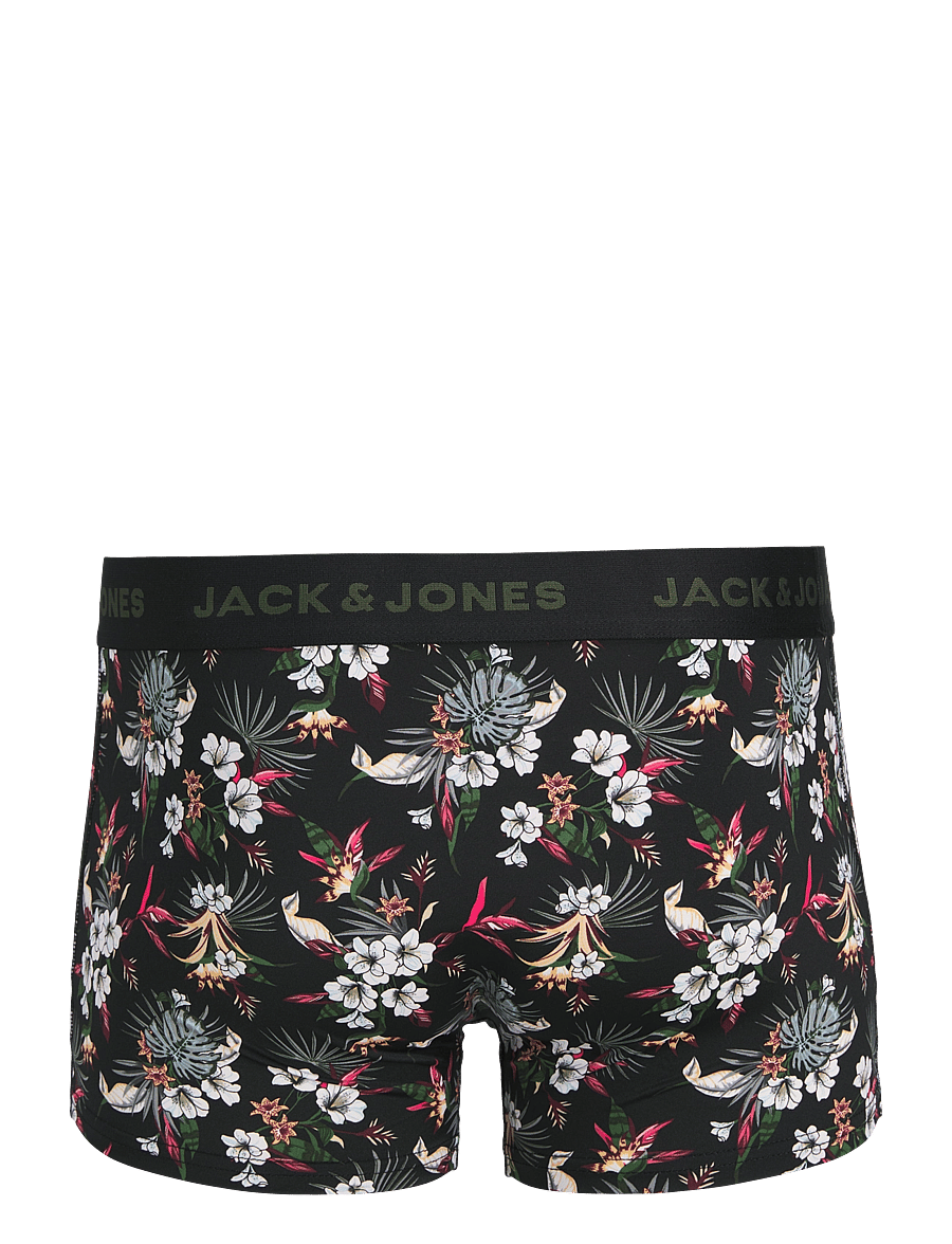 Jack & Jones - JACFLOWER MICROFIBER 3 PACK NOOS - boxerkalsonger - black - 2